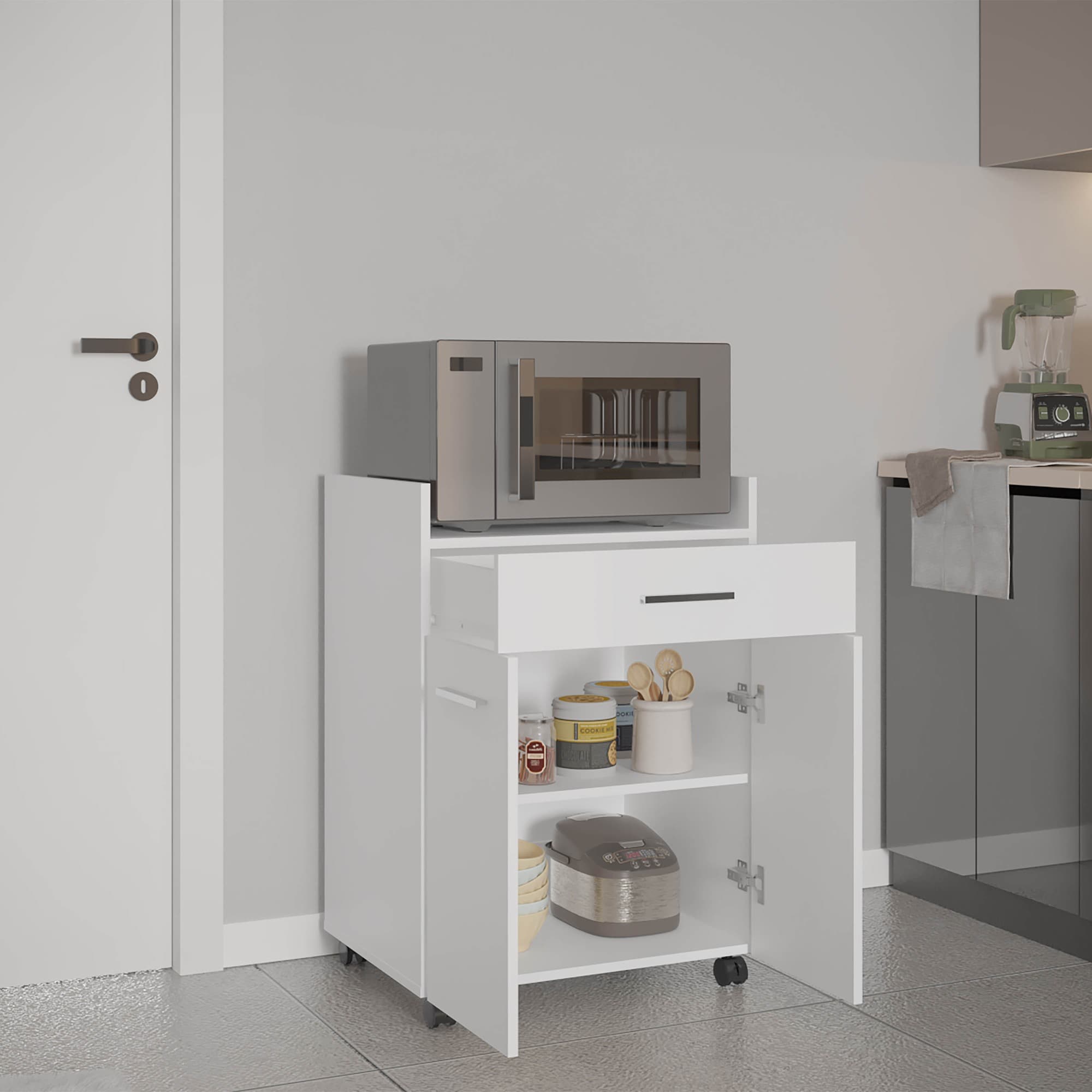 HyperDrop Cart W-B070P337112 Kitchen-Furniture - View #2