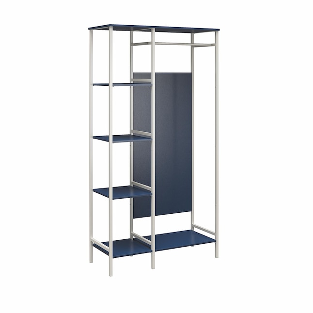 Ameriwood Home Modine Navy Steel Clothing Rack in the Clothing Racks ...