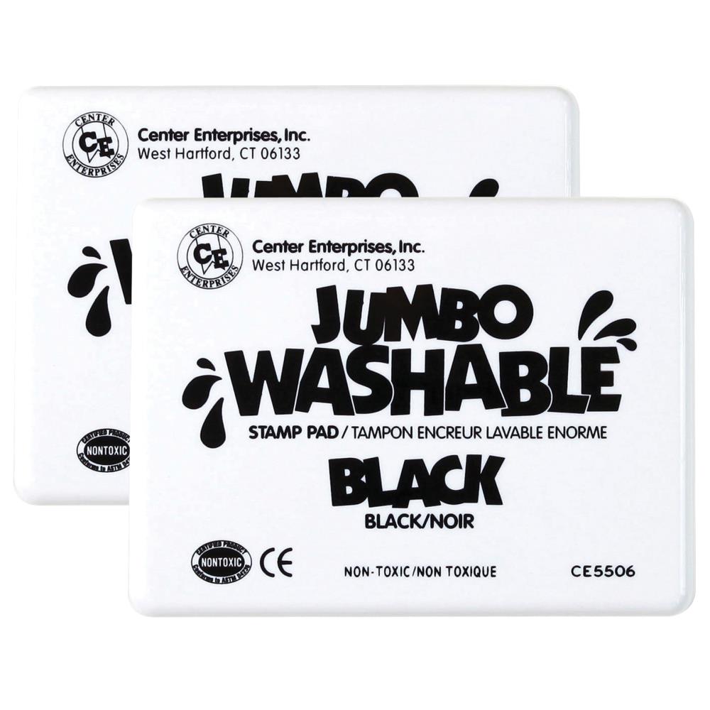 TeachersParadise - Ready 2 Learn Jumbo Washable Stamp Pad - Black