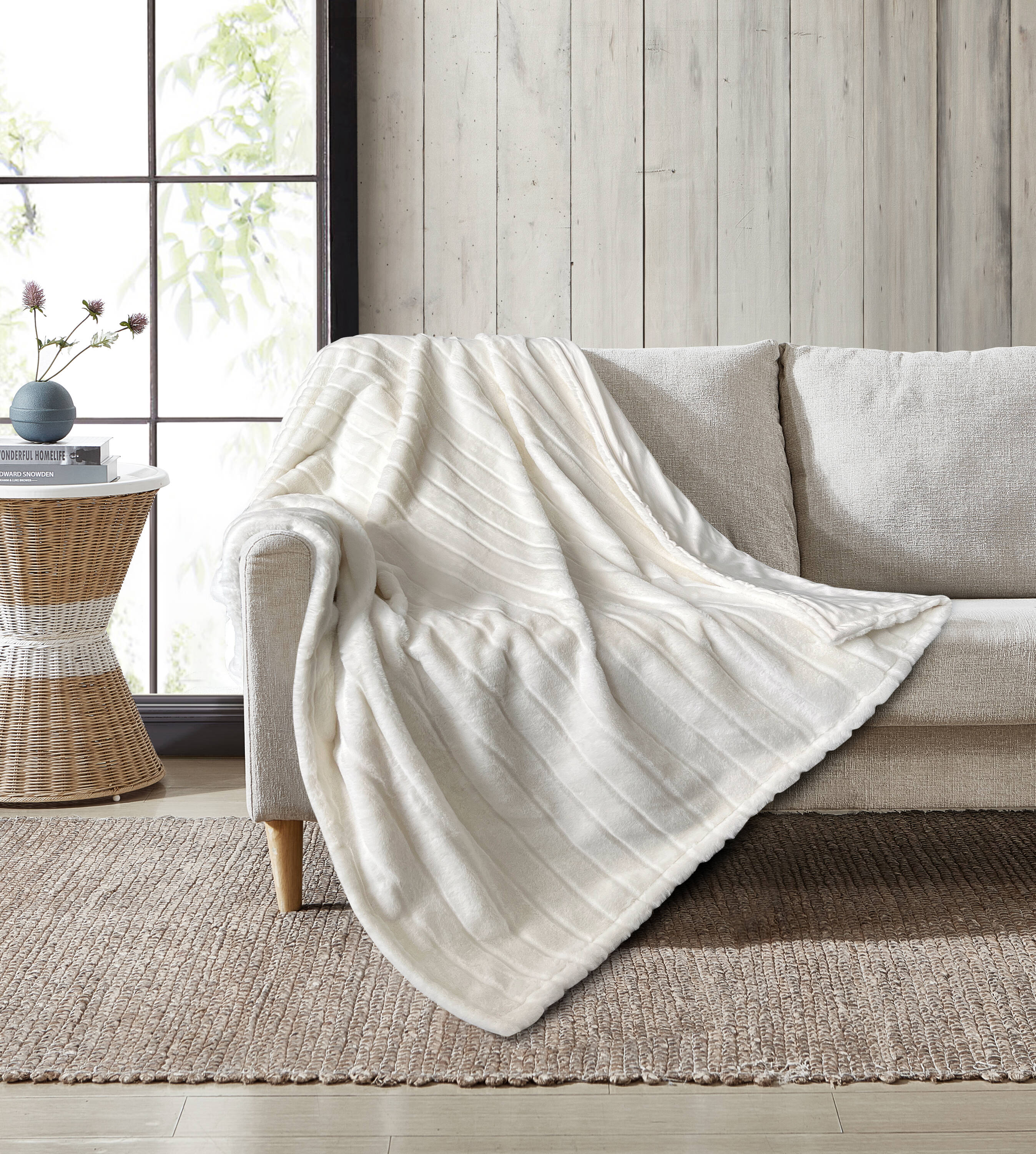 Style Selections LWTH1-001-WH Blankets-And-Throws - View #5