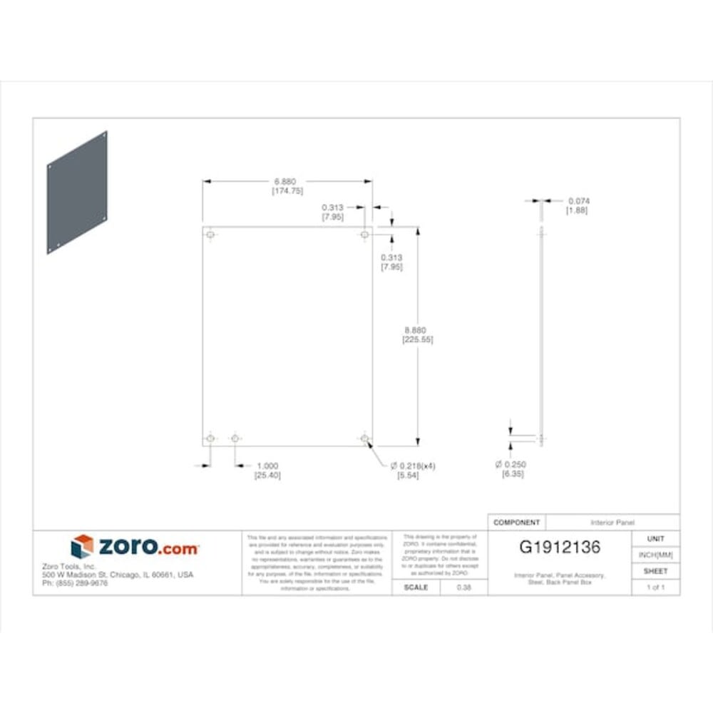 WIEGMANN P1008 Electrical-Box - View #3