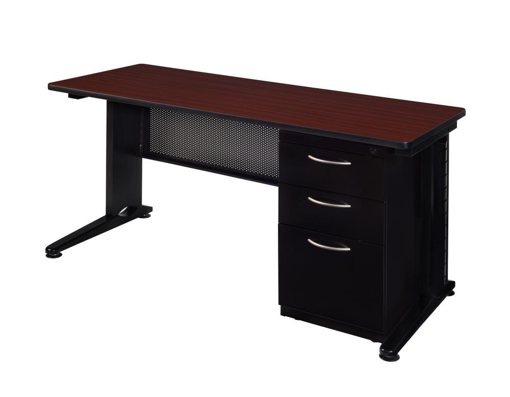 Regency MSP7224MH Fusion 24-in Brown Modern/Contemporary 2-person Desk