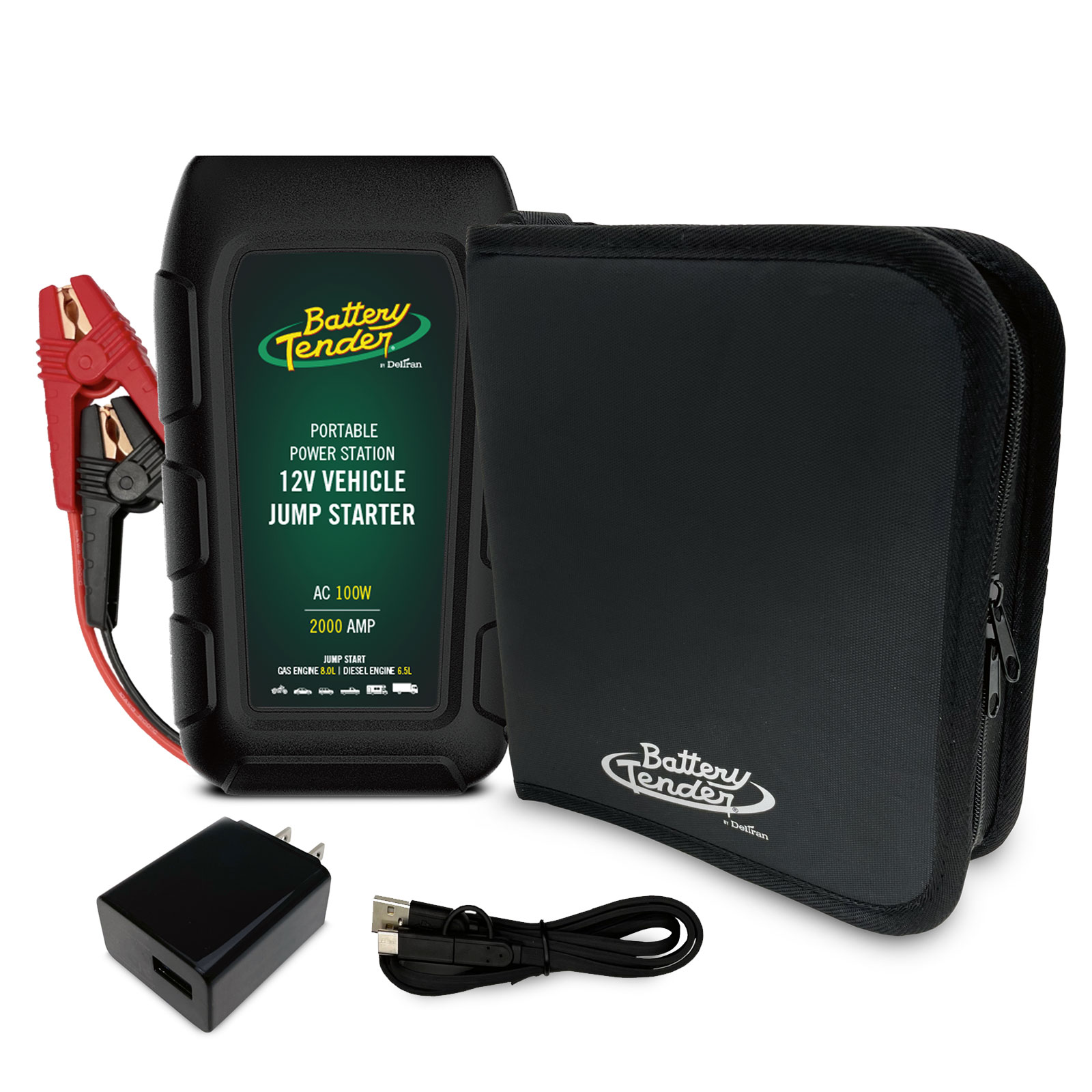 Battery Tender 2000-Amp 12-Volt Portable Car Battery Jump Starter With ...