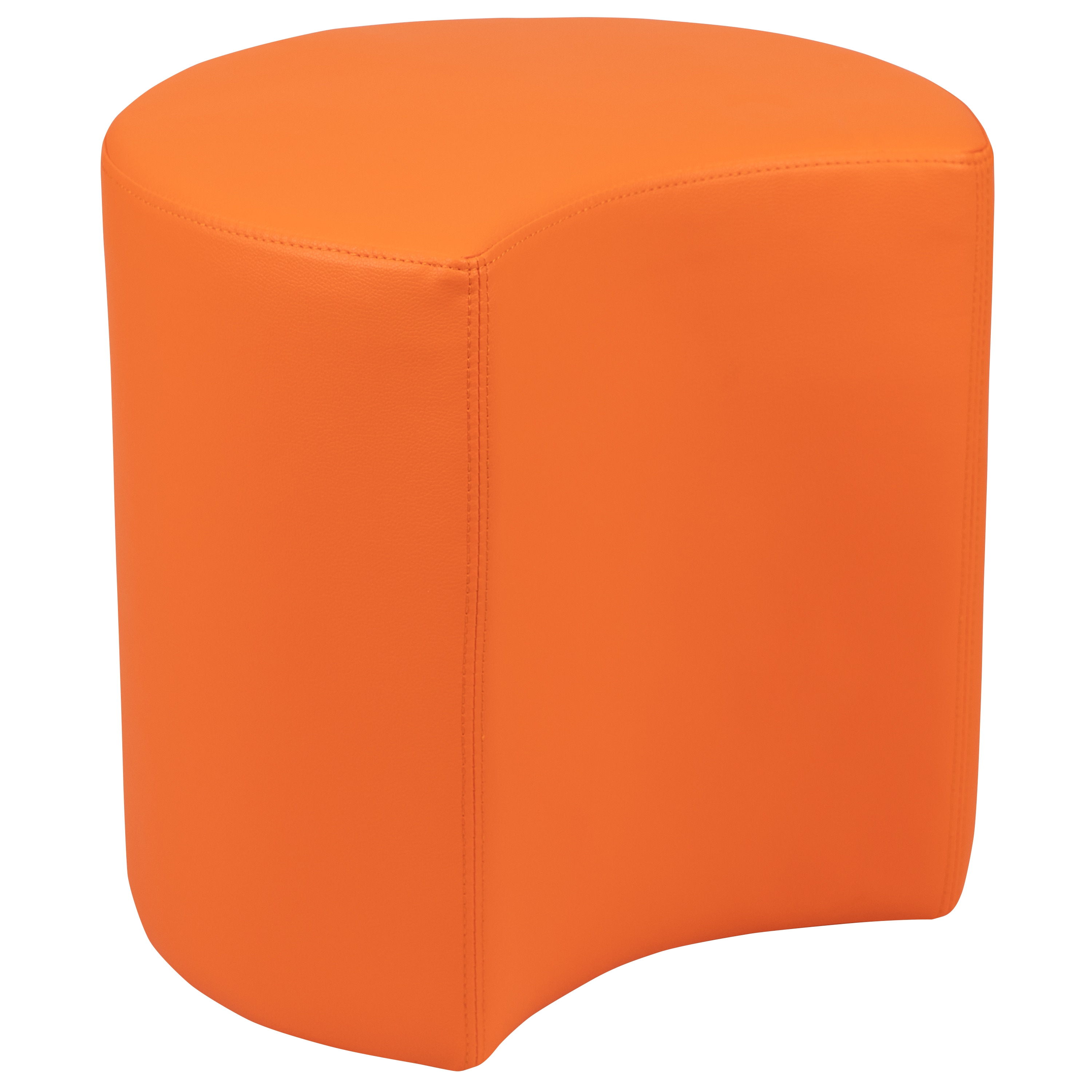 Flash Furniture 889142516071 Modern Orange Vinyl Accent Chair