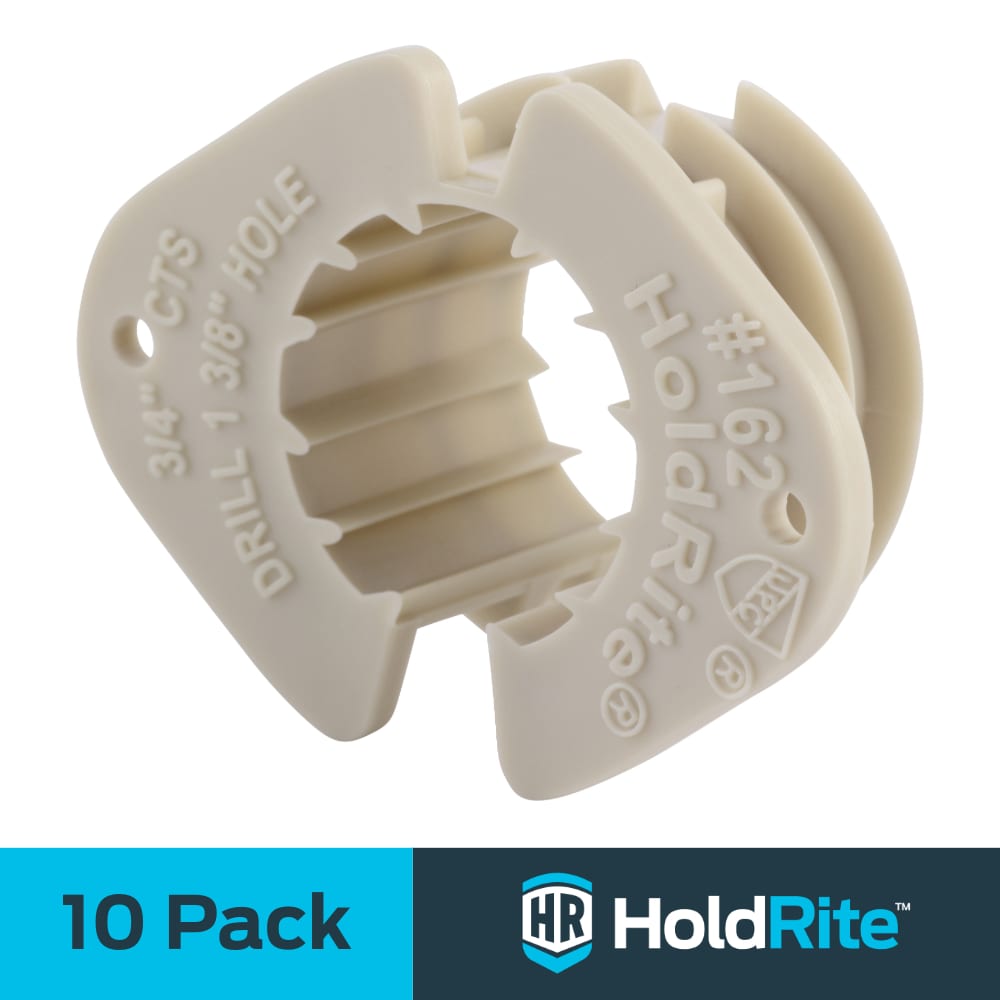 HoldRite 162Z10 10 -Pack 3/4-in to 3/4-in dia Plastic Stud isolation insert