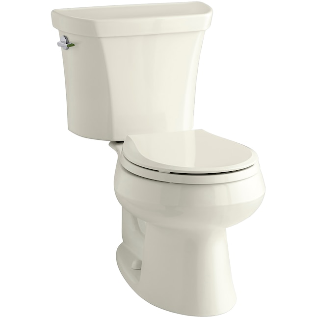 KOHLER Wellworth White WaterSense Round Standard Height 2-Piece Toilet 12-in Rough-In Size KOHLER Wellworth White WaterSense Round Standard Height 2-Piece Toilet 12-in Rough-In Size