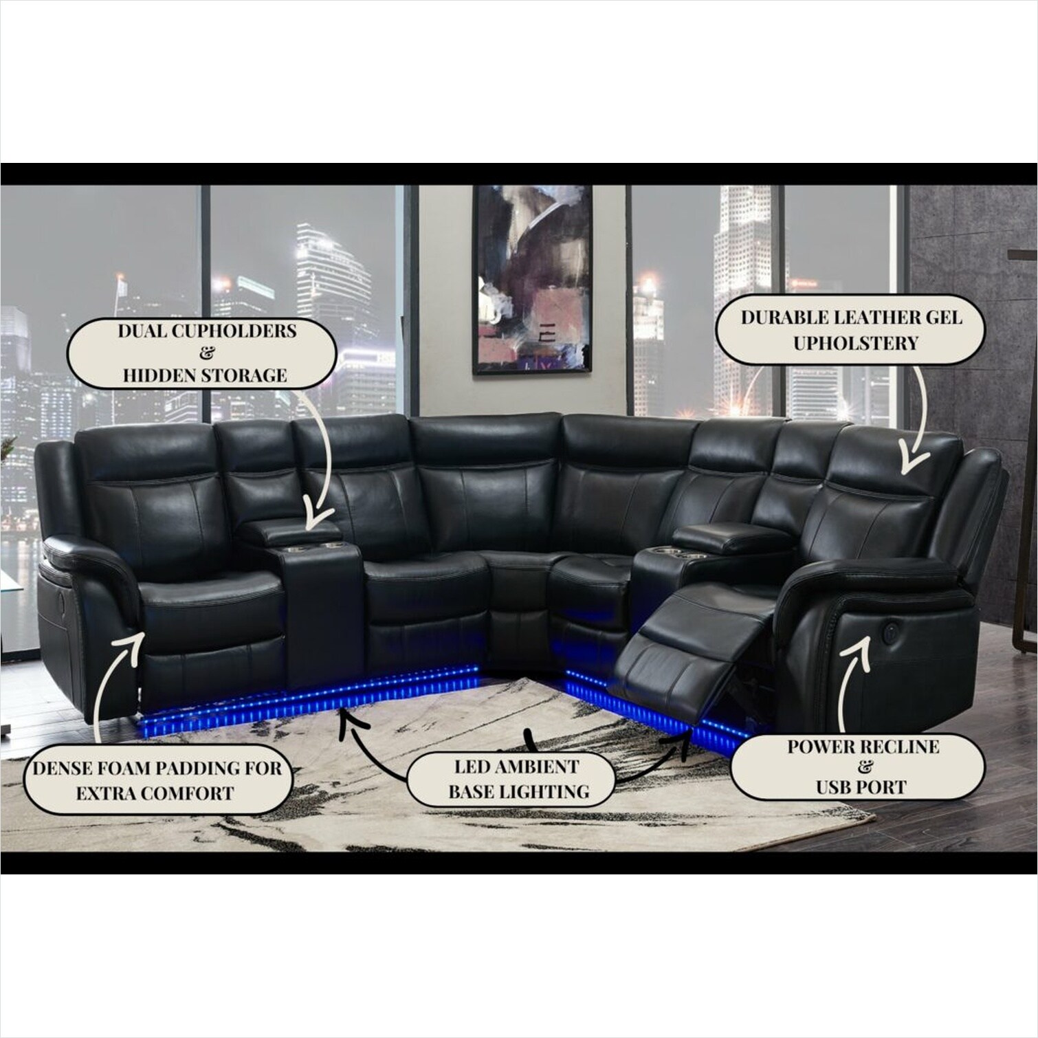 SunJet HCXEGCW5KG8W Sofas-Loveseats - View #3