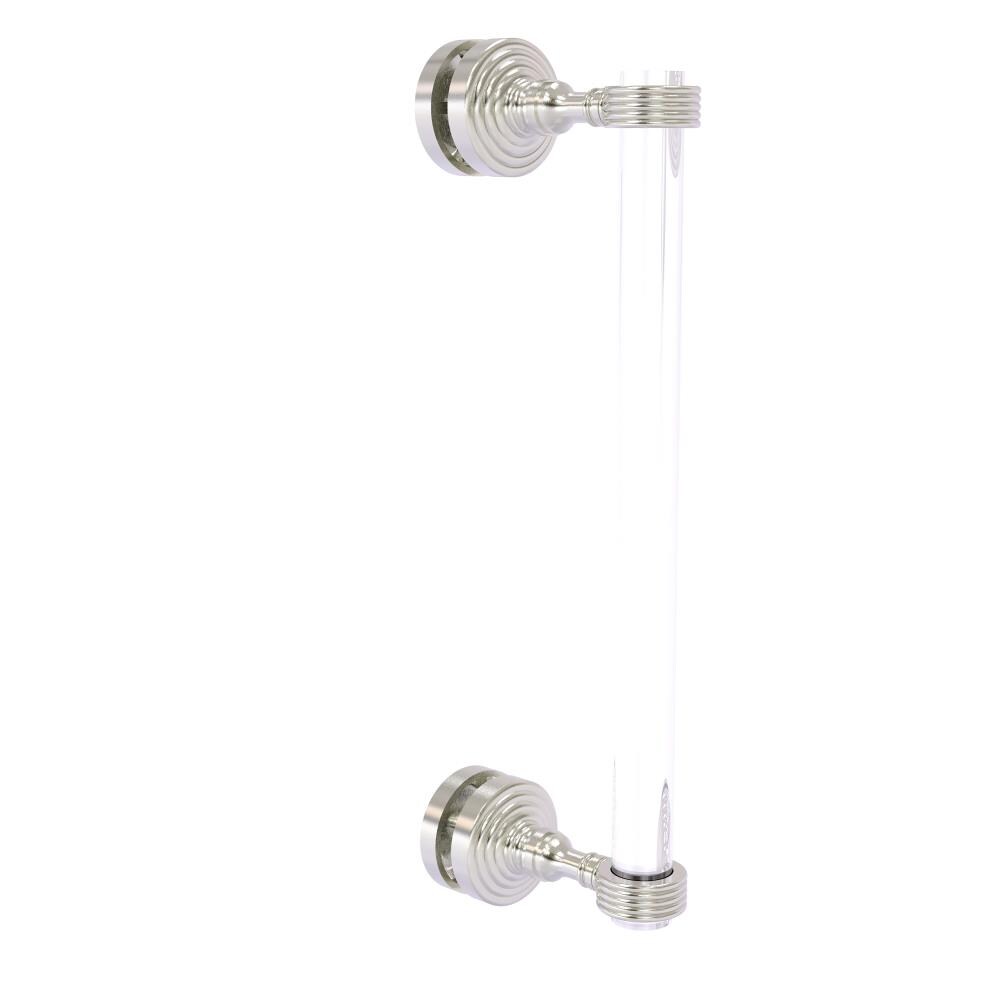 Allied Brass PG-407G-12SM-SN Satin nickel 12-Inches Hinged shower door Handle