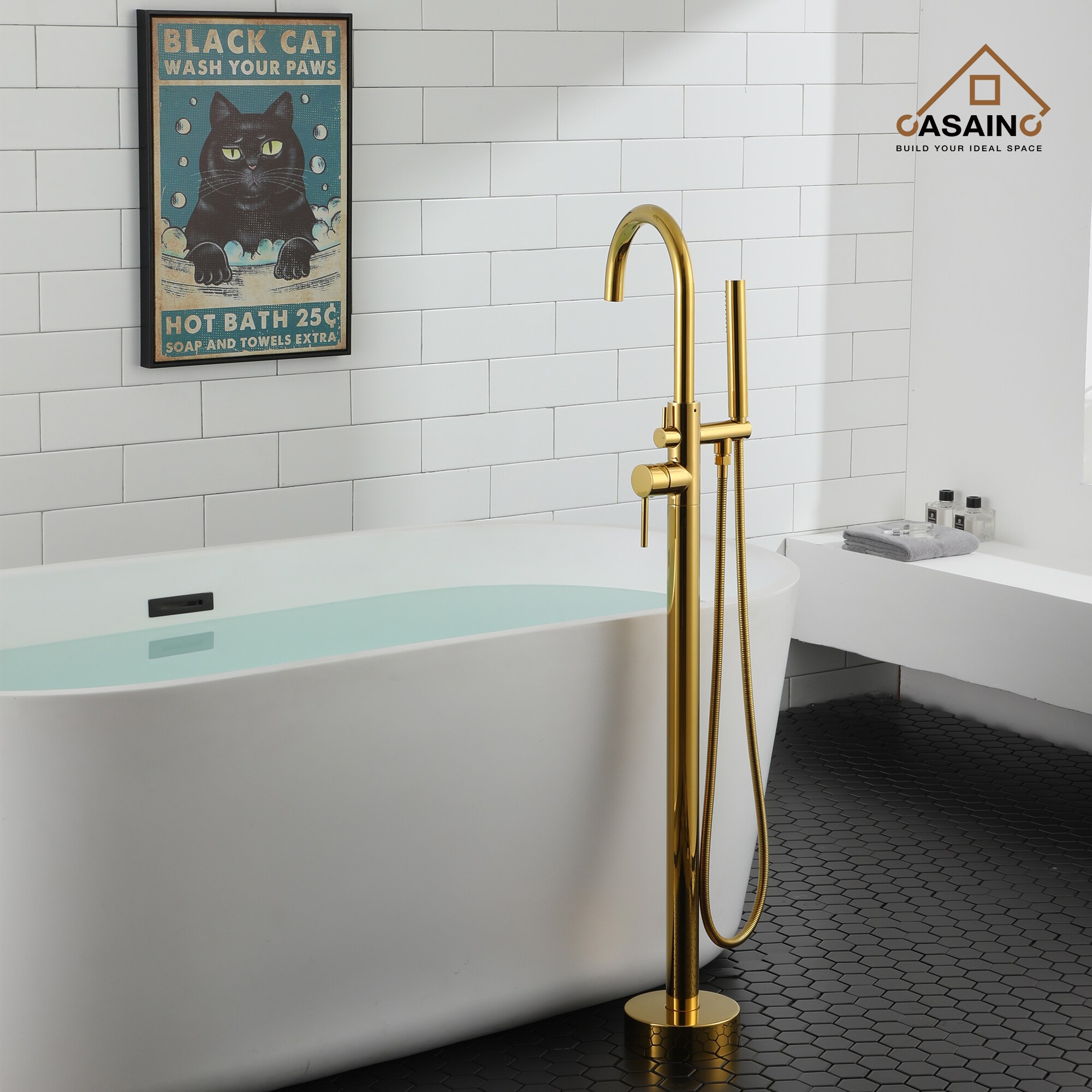 CASAINC TC08-TG Roman-Tub-Faucets - View #2
