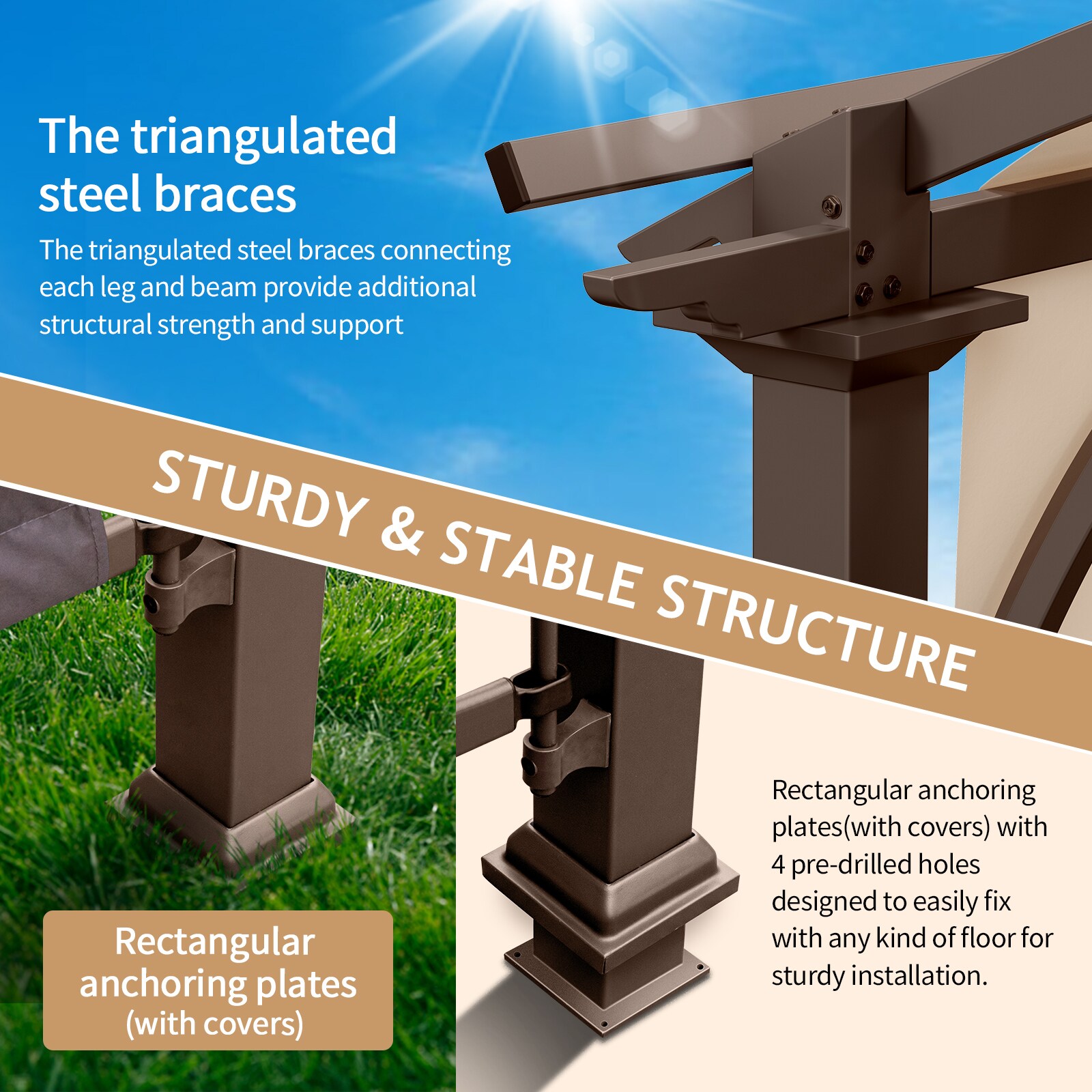 Winado LO1G57000653+654 Wood-Resin-Gazebos - View #5