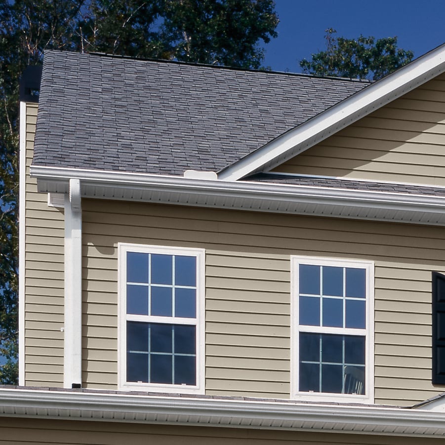 Georgia-Pacific Vision Pro Double 4-in Dutch Lap Clay Vinyl Siding ...