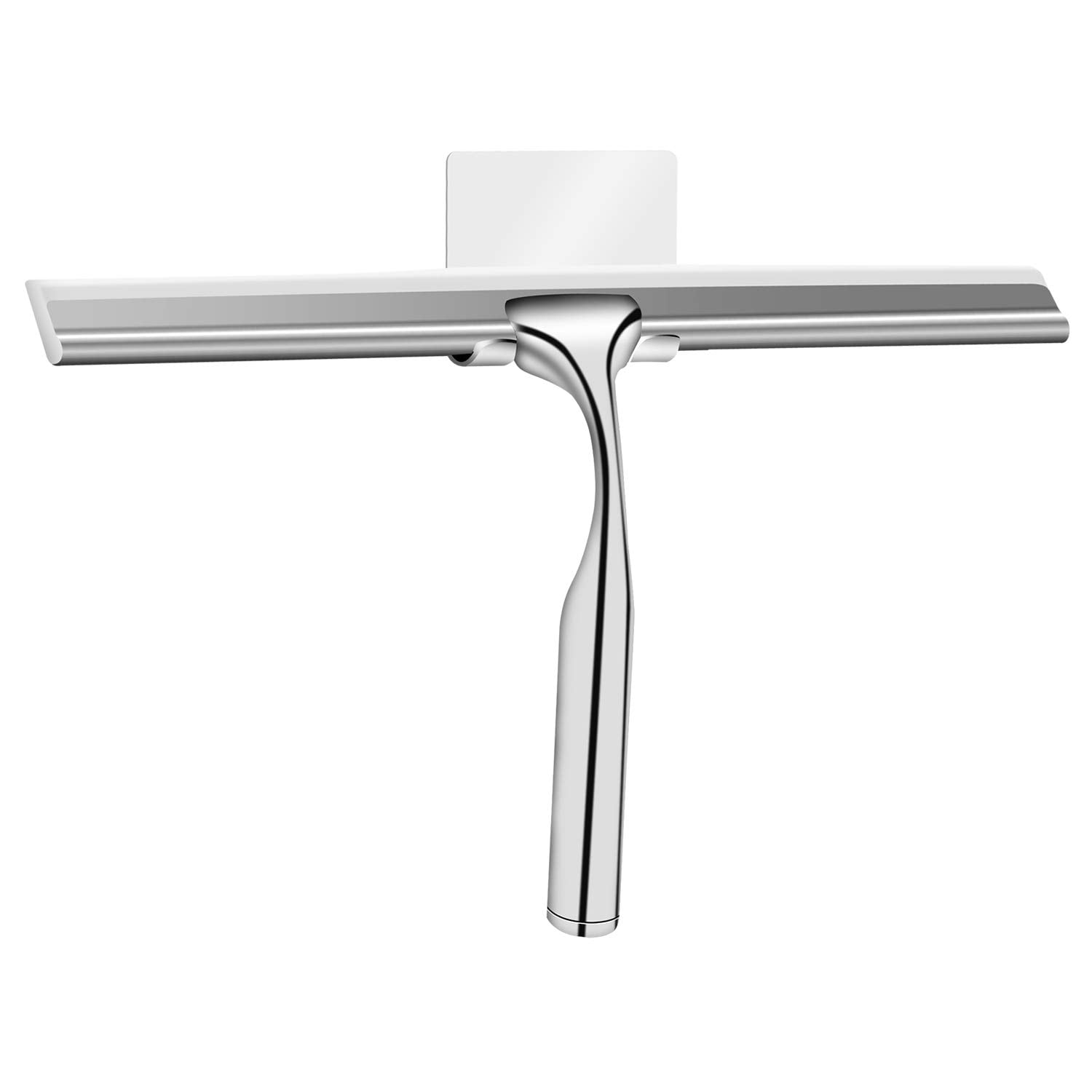 Ahfiwaso  Shower Squeegees Stainless Steel with Self Adhesive Hook for Bathroom Mirror Window Glass Cleaning durable home and garden accessory