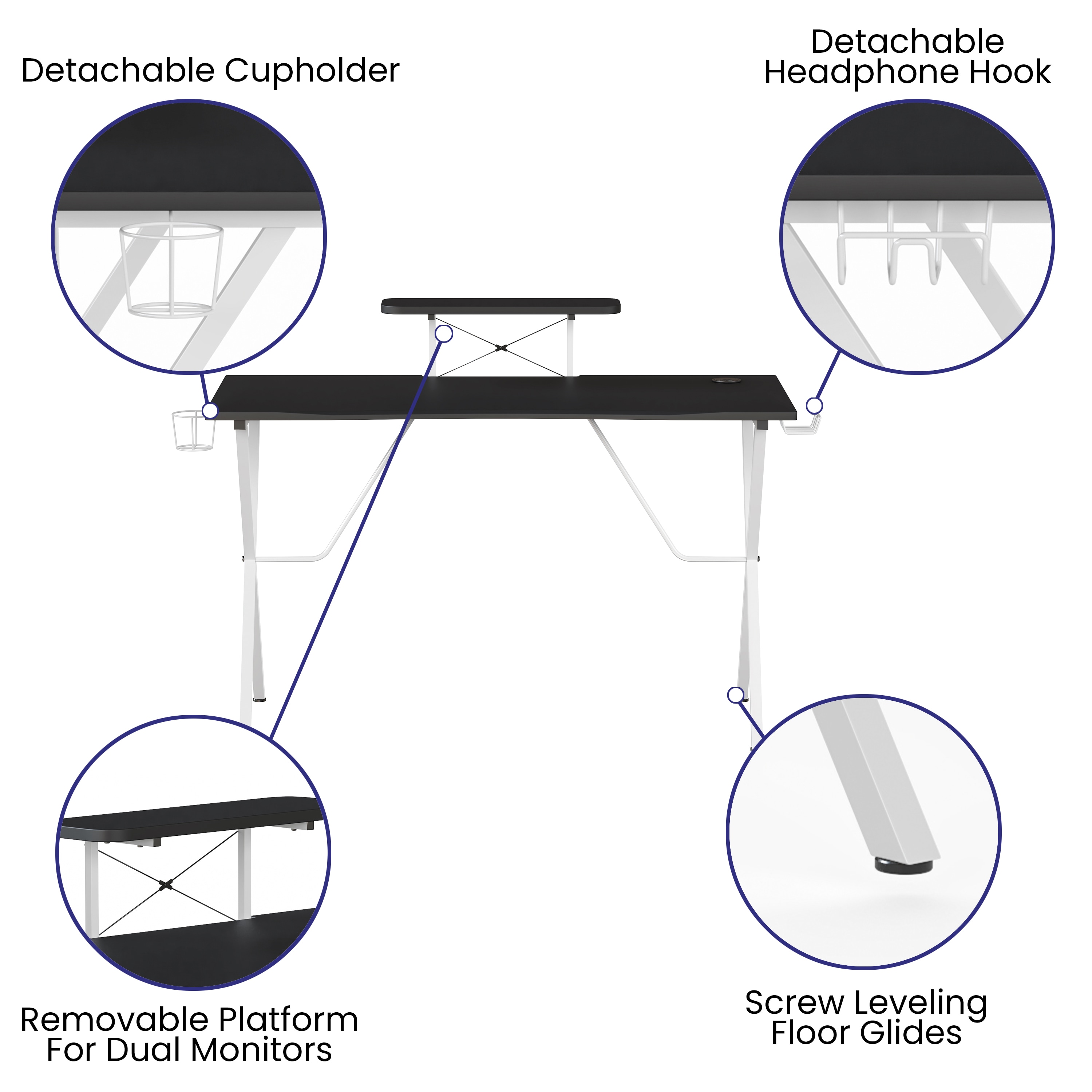 Flash Furniture 889142609612 desks - View #4