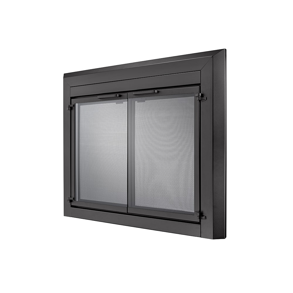 allen + roth FPDS102SLV Glass-Fireplace-Doors - View #7