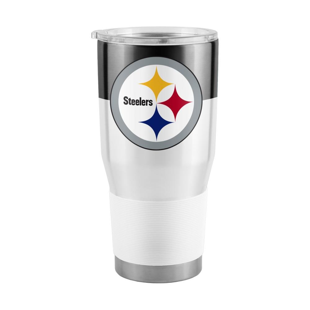 Logo Brands Pittsburgh Steelers 30-fl oz Stainless Steel Team Color Cup Set  of: 1 in the Drinkware department at