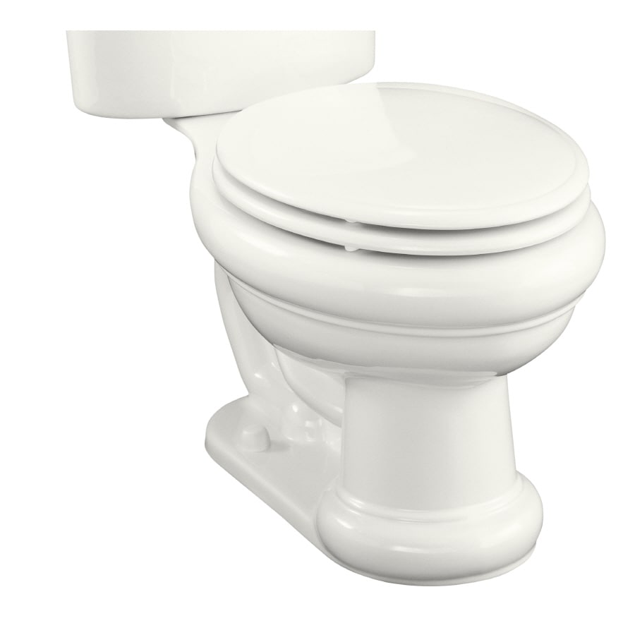 KOHLER Revival White Elongated Standard Height Toilet Bowl 12-in Rough ...