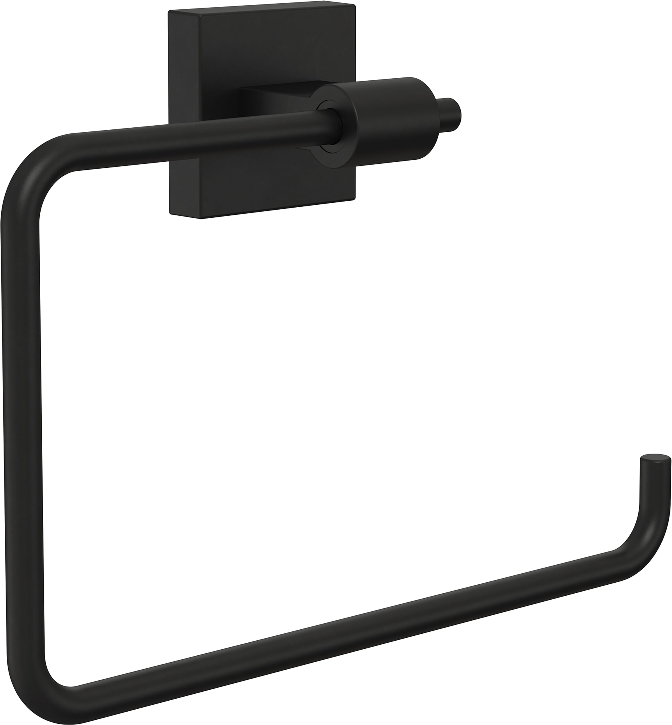 Franklin Brass MAX46-FB Maxted Matte Black Wall mount Single Towel Ring