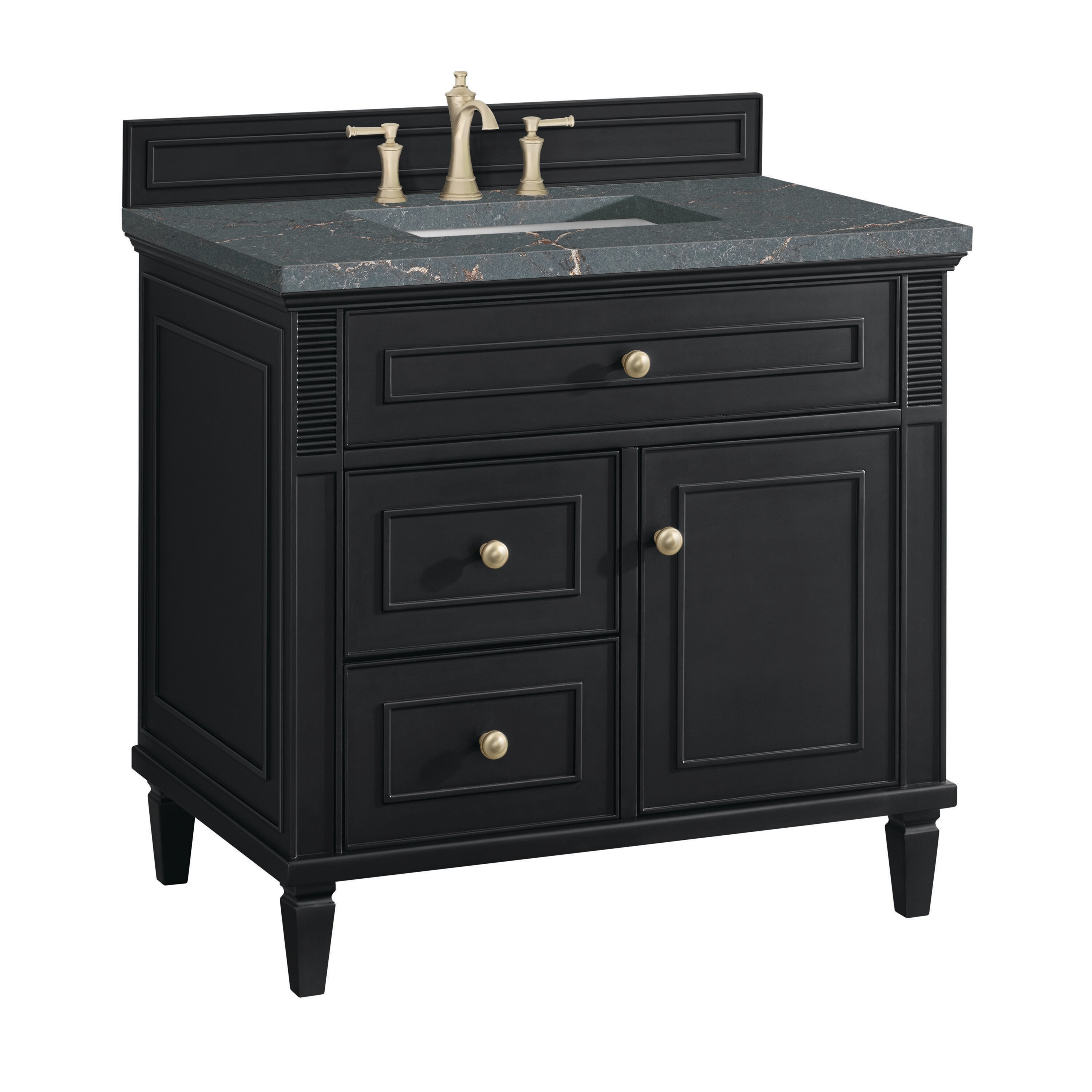 James Martin Vanities 424-V36-BKO-3PBL Bath-Vanity-Combo - View #6