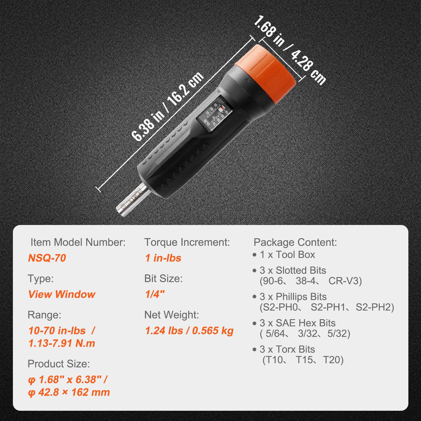 VEVOR NJLSDCKKY107046H7V0 Screwdrivers-Individual - View #8