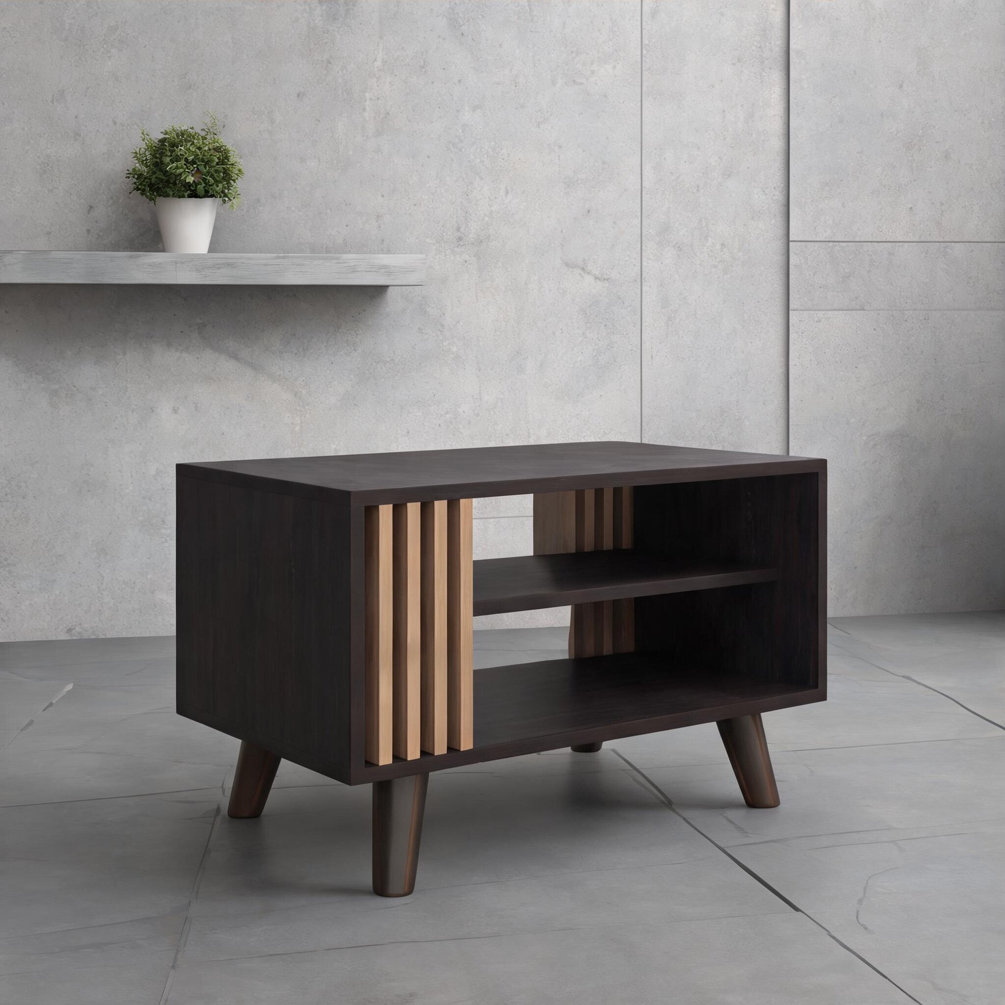 SunJet Living Room Multi Engineered Wood Table 15.7 x 26.1 x 15.8 in ...