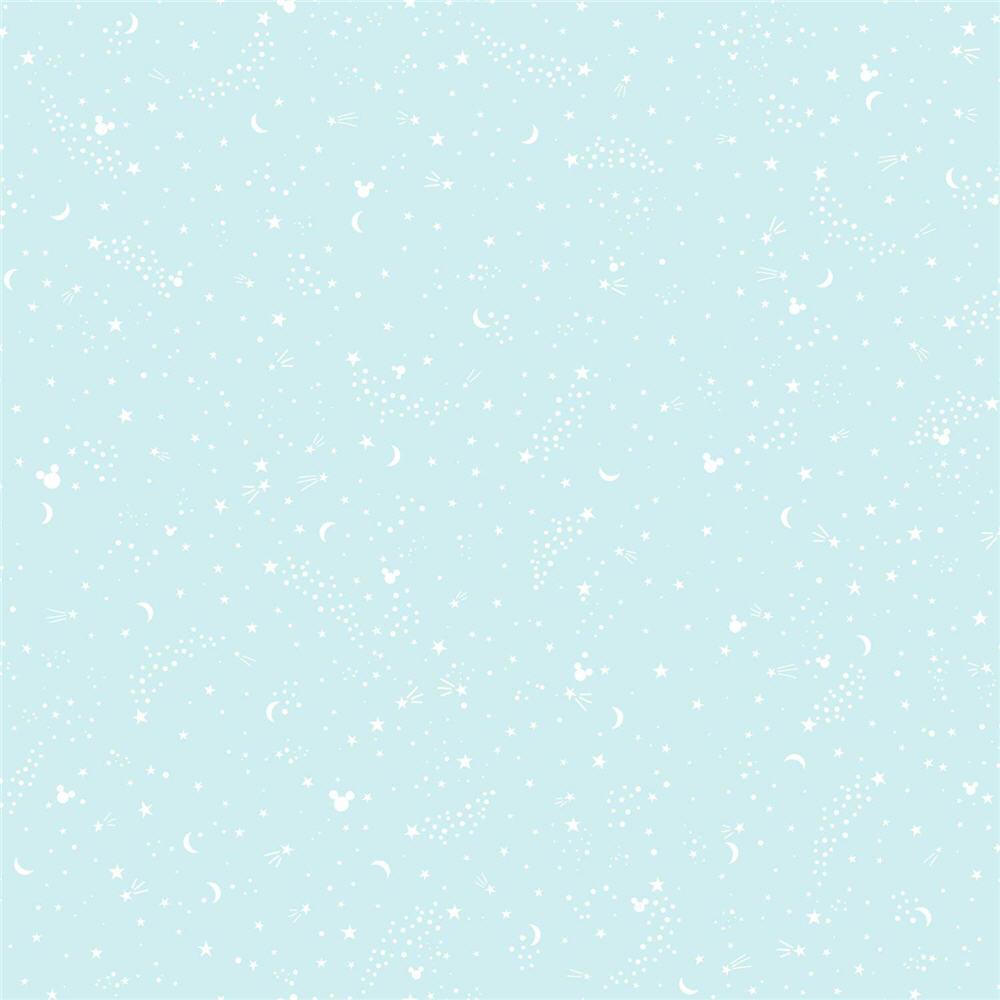 York Wallcoverings DI0986 Disney Kids Vol. 4 56-sq ft Teal Non-woven Abstract Unpasted Wallpaper