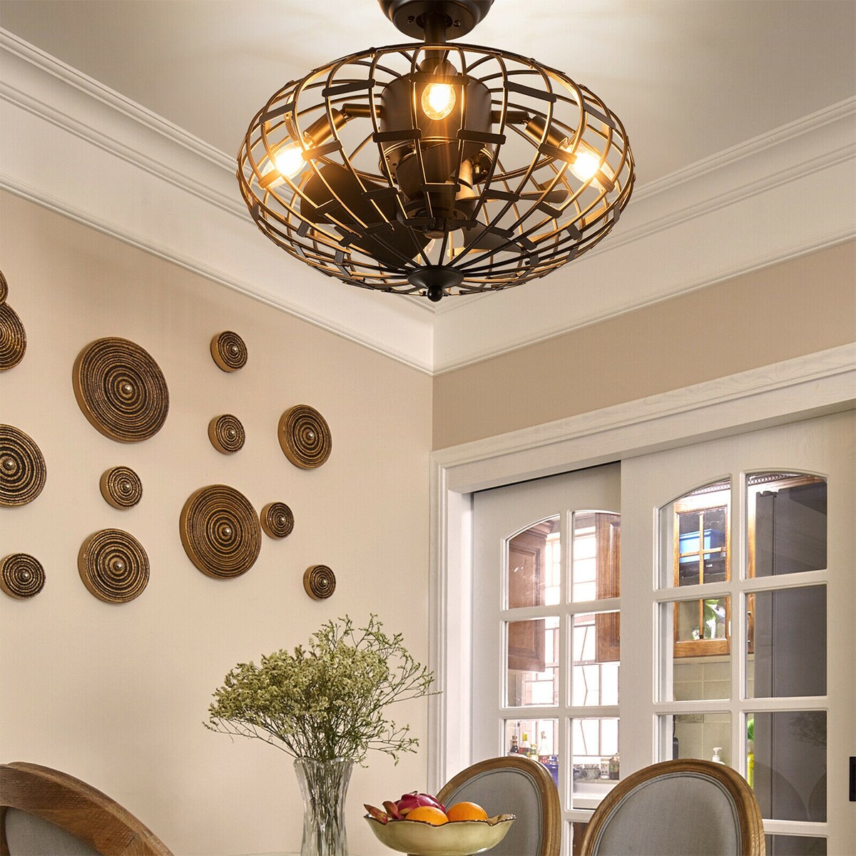 WELLFOR DFJ10066US-DK Ceiling-Fans - View #9