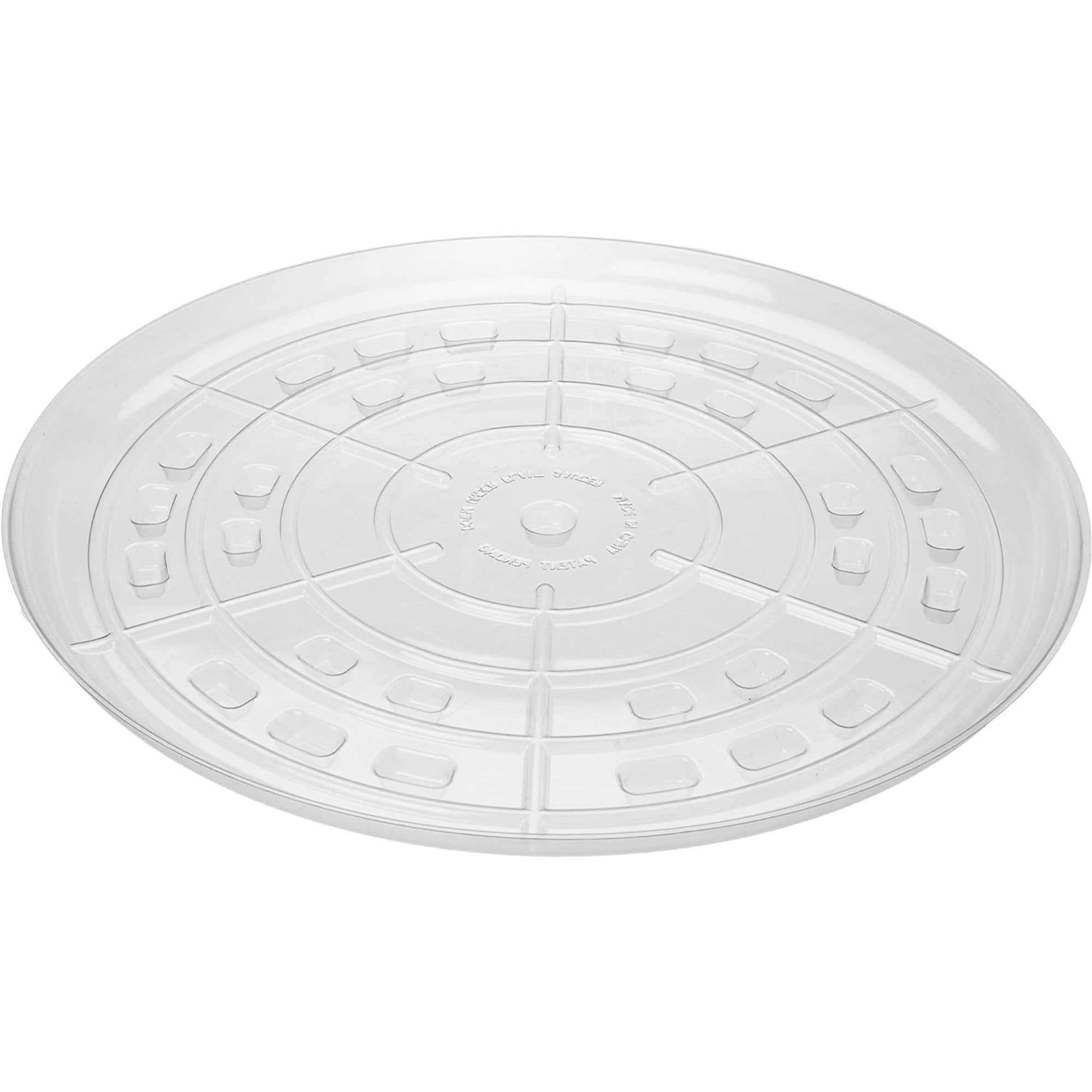 Bosmere 641341521405 Clear Down Under Plastic Plant Saucer - 21in