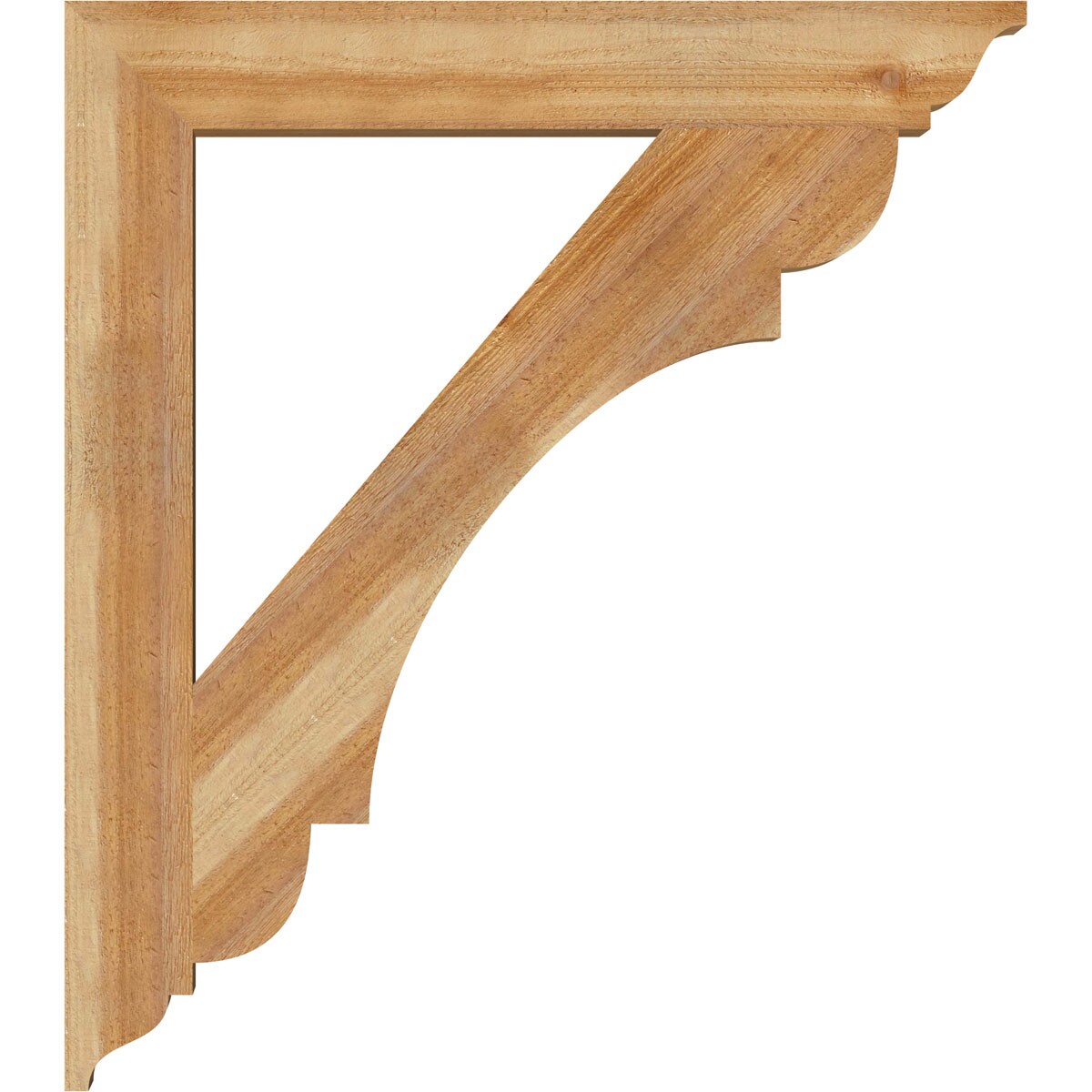 Ekena Millwork BKT04X30X34OLY01RWR Exterior-Brackets-Braces - View #3