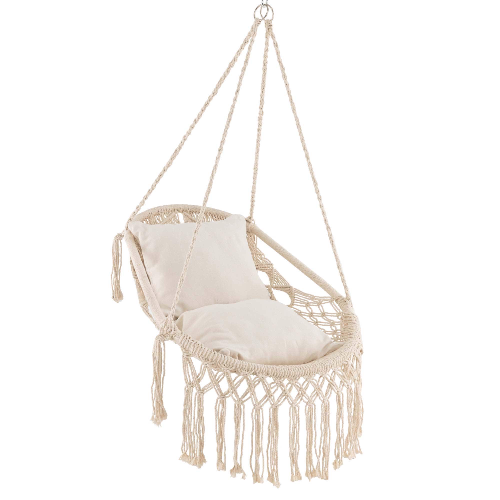 Costway HCST00411 1 -person Beige Outdoor Swing