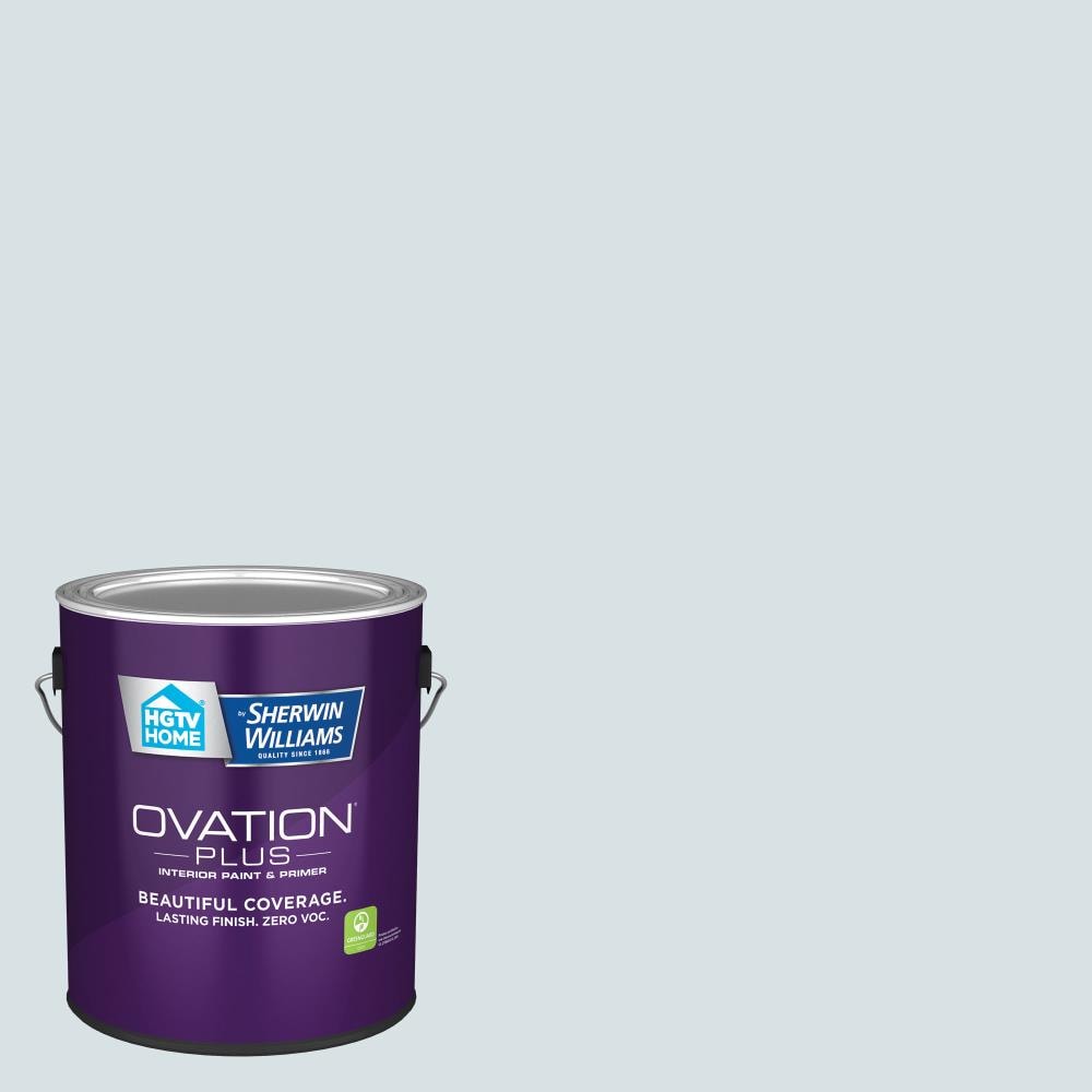 HGTV HOME by Sherwin-Williams 4007-5A-2557219 Ovation Plus Satin Ice Rink Blue 4007-5A Latex Interior Paint Paint + Primer ( 1-gallon )