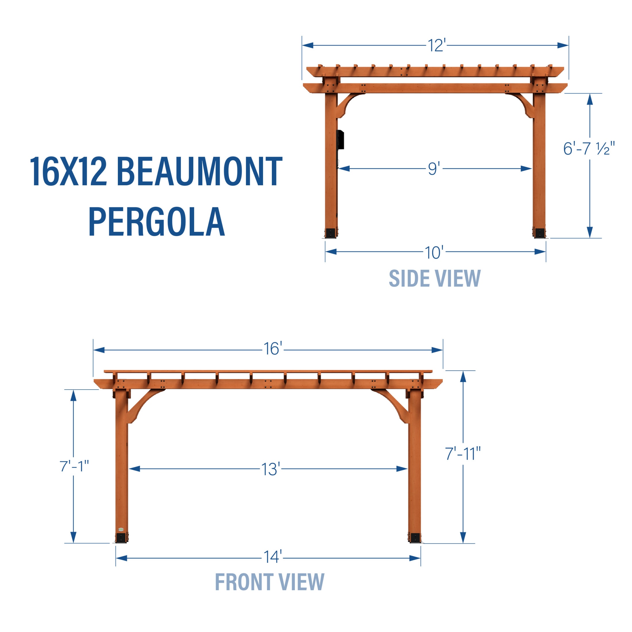 Backyard Discovery 2101562COM Pergolas-2 - View #3
