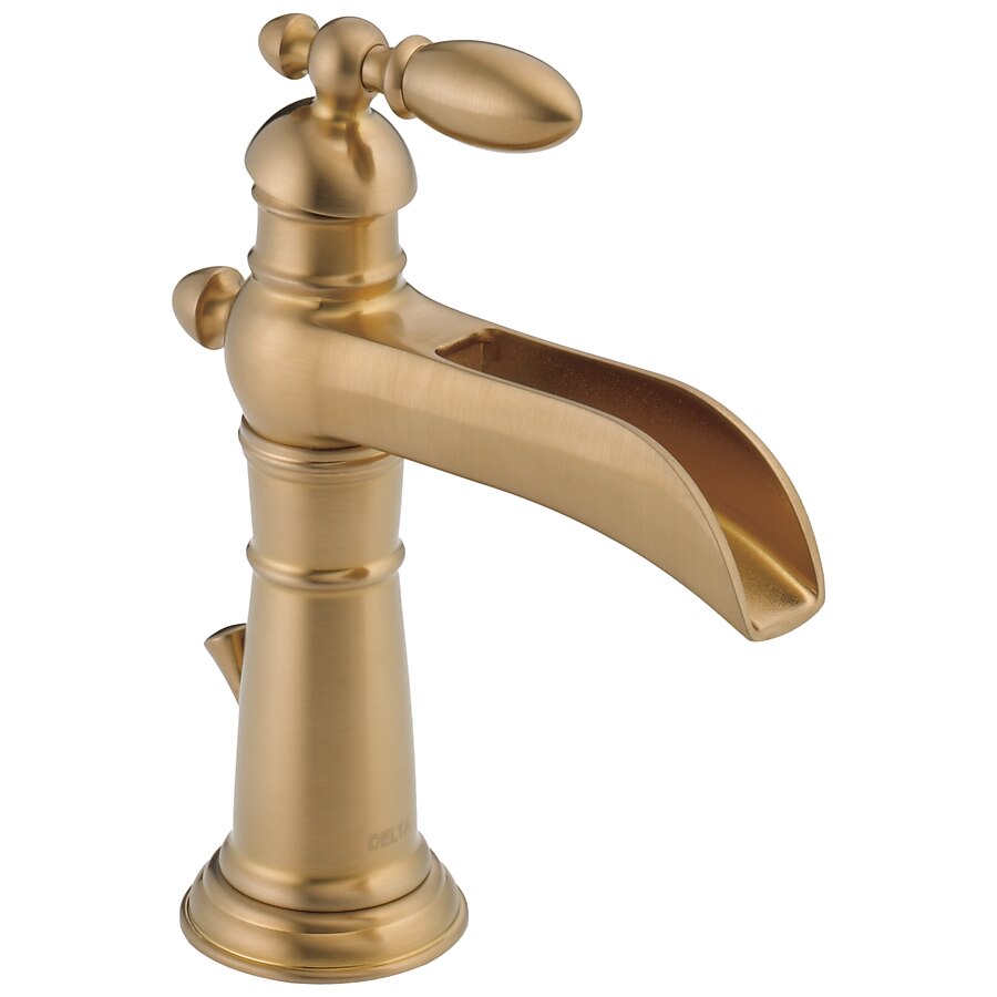 Delta Victorian Venetian Bronze 1-handle Single Hole/4-in Centerset WaterSense Bathroom Sink Faucet with Drain Delta Victorian Venetian Bronze 1-handle Single Hole/4-in Centerset WaterSense Bathroom Sink Faucet with Drain