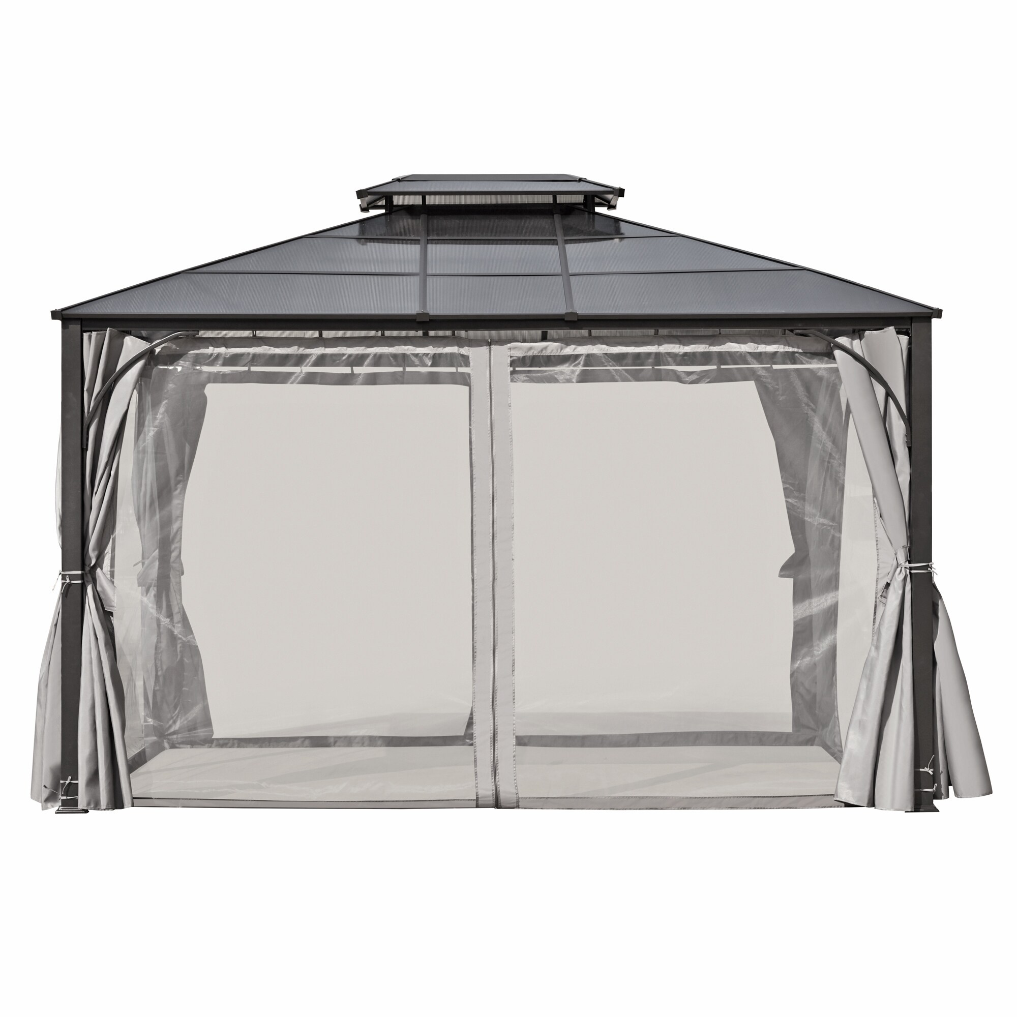 SINOFURN SYA010463GY Wood-Resin-Gazebos - View #14