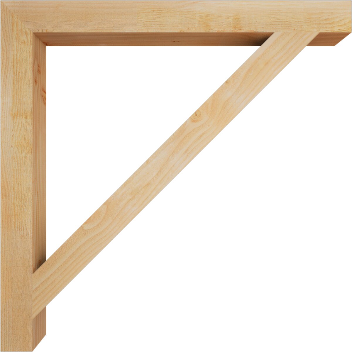 Ekena Millwork BKT04X44X44TRA05RDF Exterior-Brackets-Braces - View #3