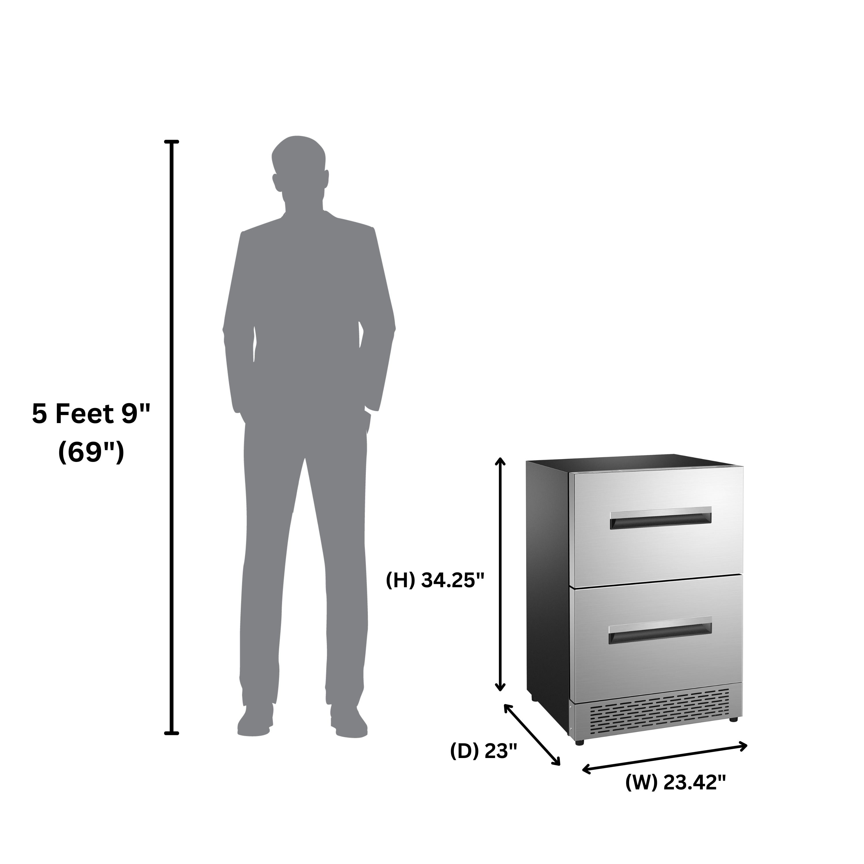 Equator Advanced Appliances DRFC 5292 Drawer-Refrigerators - View #2