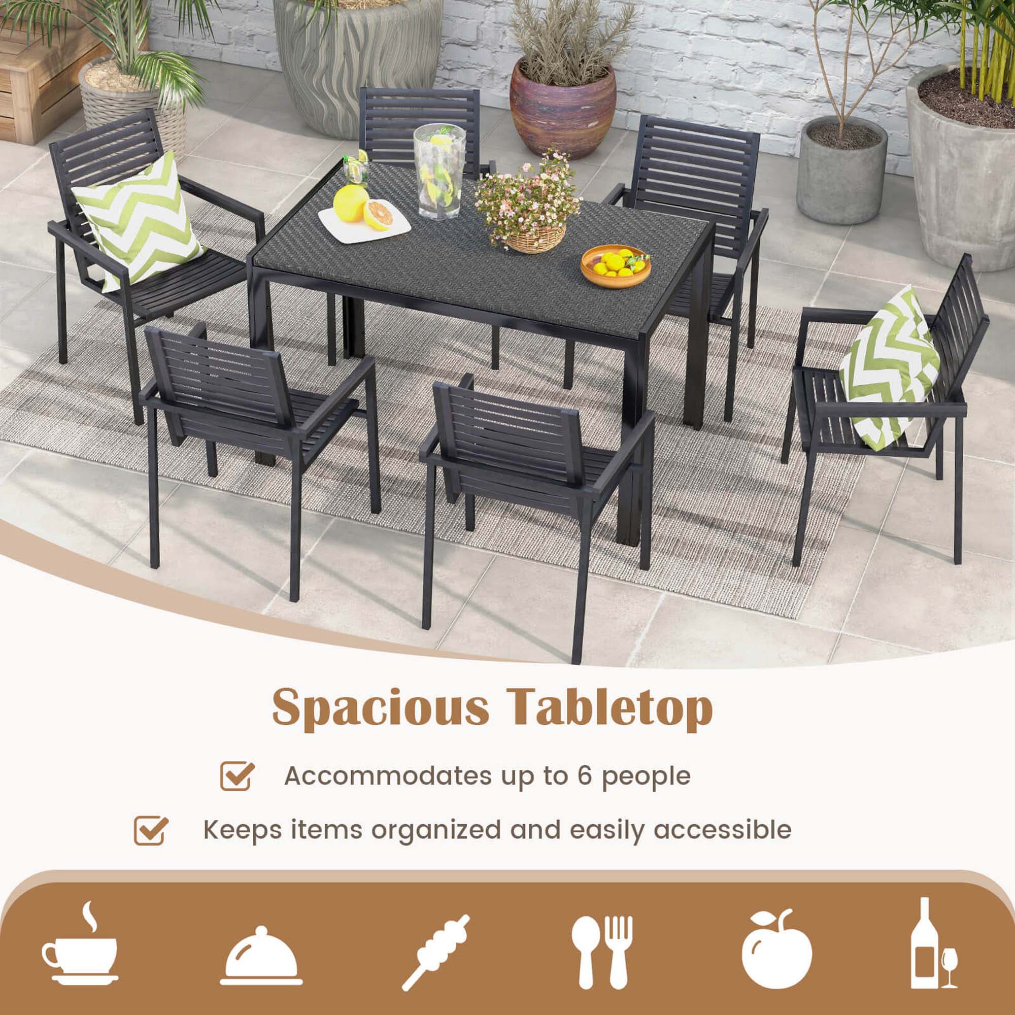 Costway HCST00274 Patio-Tables - View #5