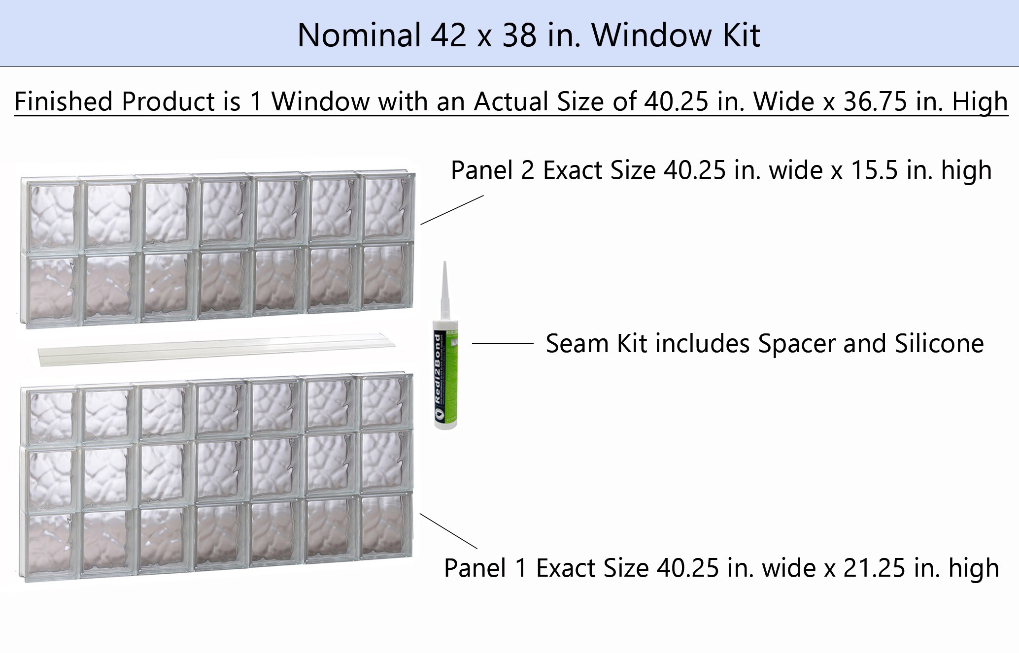 REDI2SET S4238DC Glass-Block-Windows - View #2