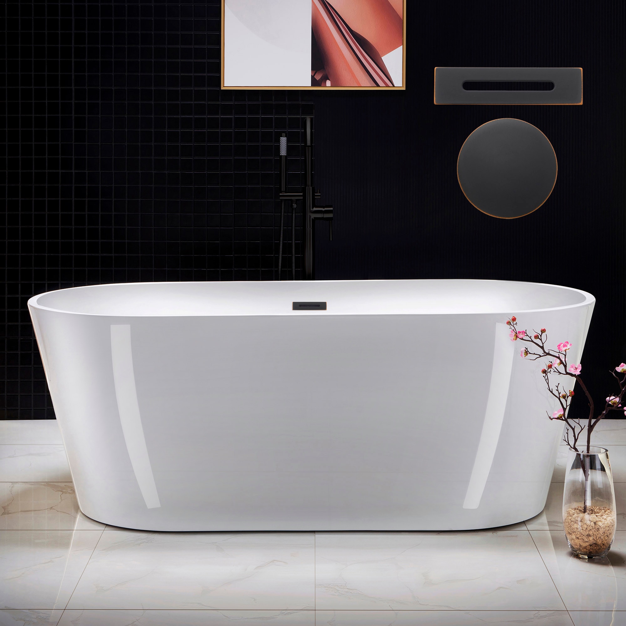 Woodbridge Crowley 31 5 In W X 67 L, How To Clean A White Acrylic Bathtub
