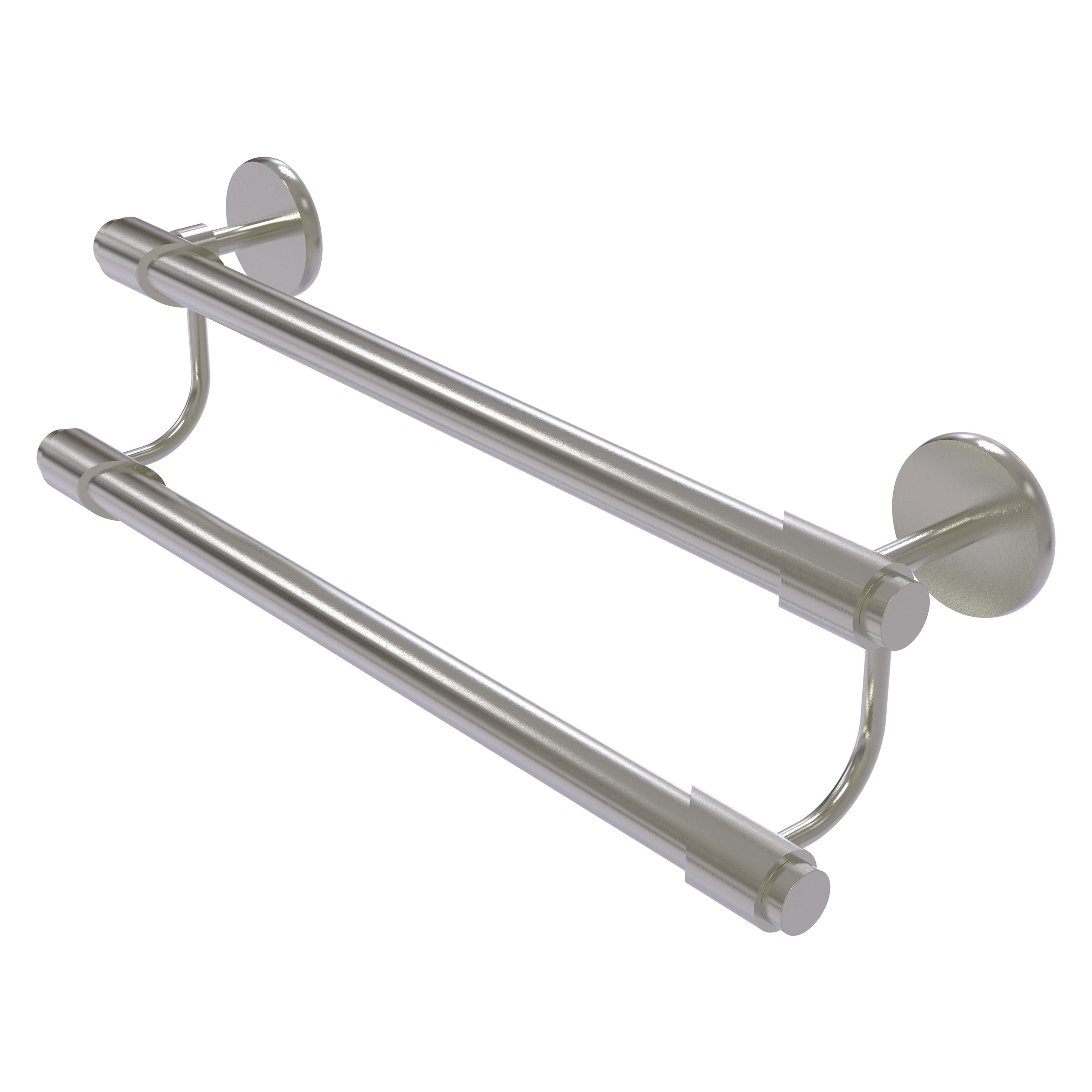 Allied Brass TR-72/30-SN Tribecca 30-in double Satin Nickel Wall mount Double Towel Bar