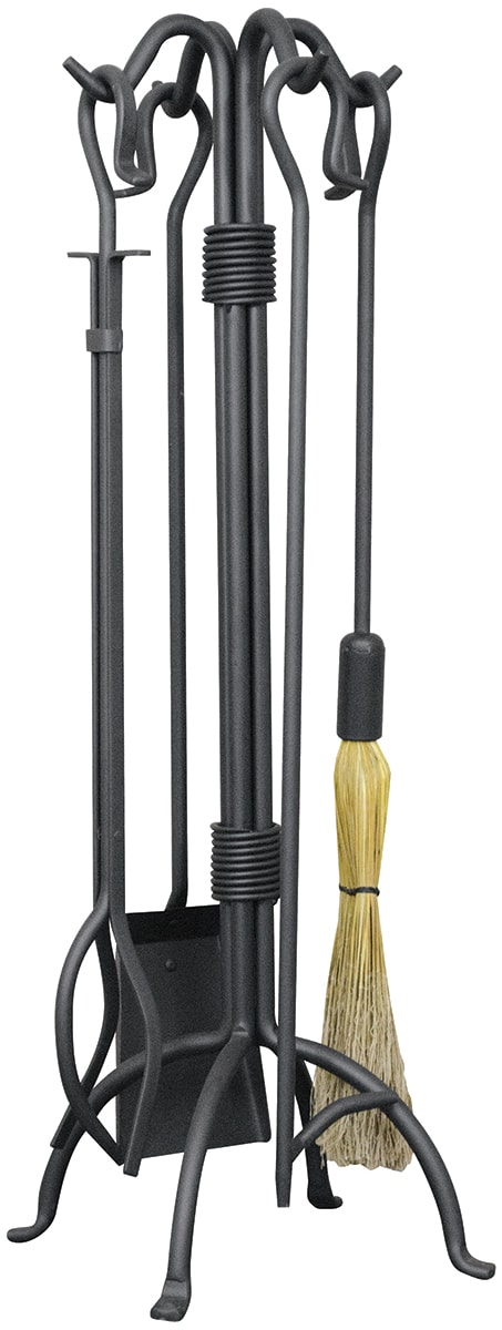 UniFlame F-1155 5 -Piece Iron Fireplace Tool Set