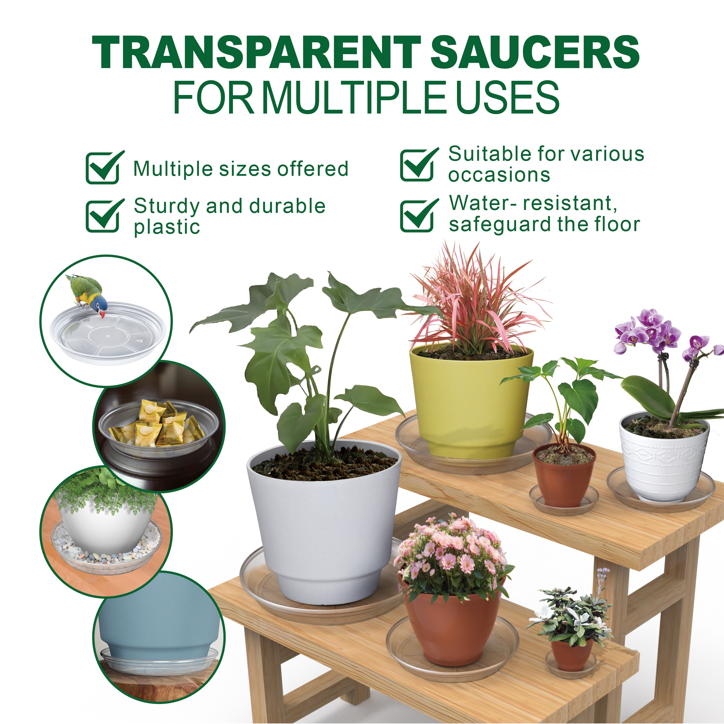 allen + roth MLF0812PRF Plant-Saucers - View #10