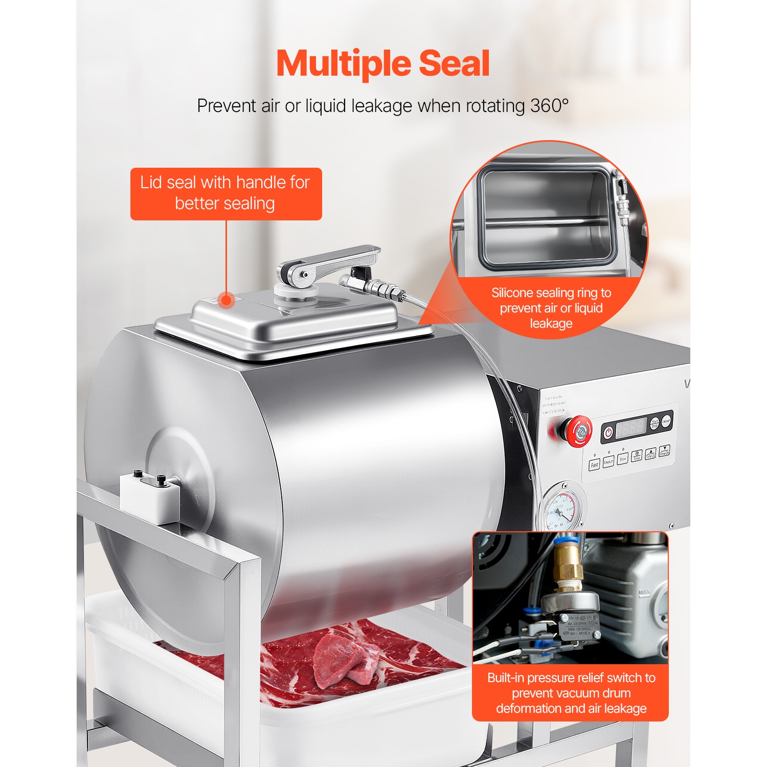 VEVOR ARJ45LLD0000OBQB2V1 Meat-Grinders - View #6