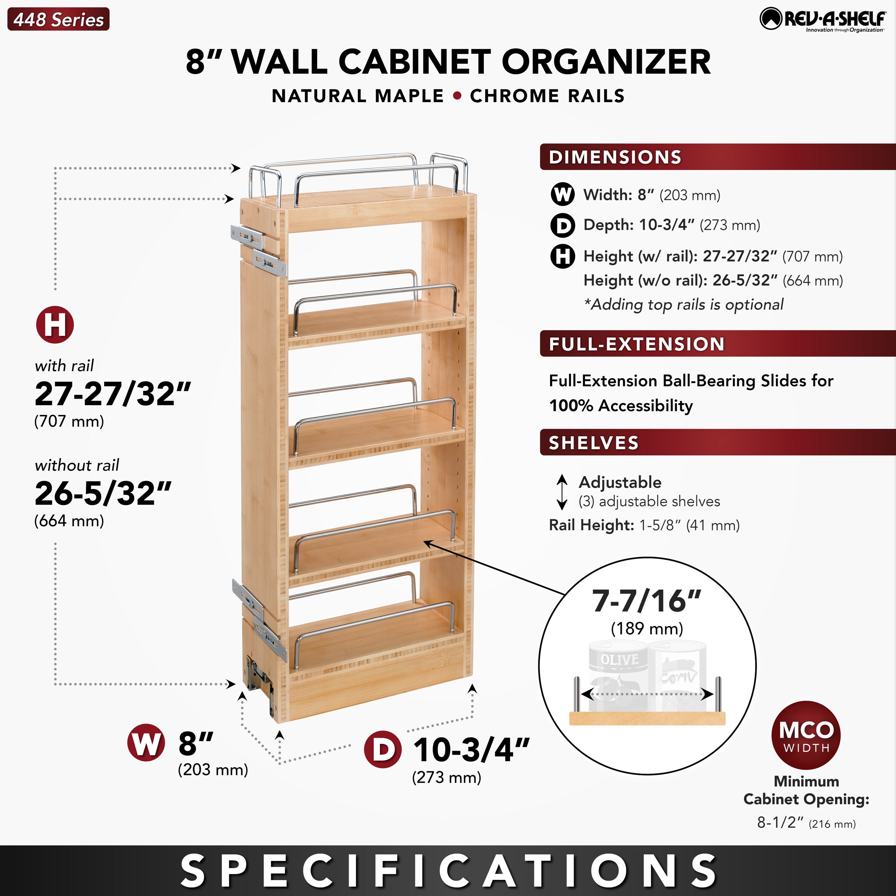 Rev-A-Shelf 152852 Pull-Out-Cabinet-Baskets - View #4