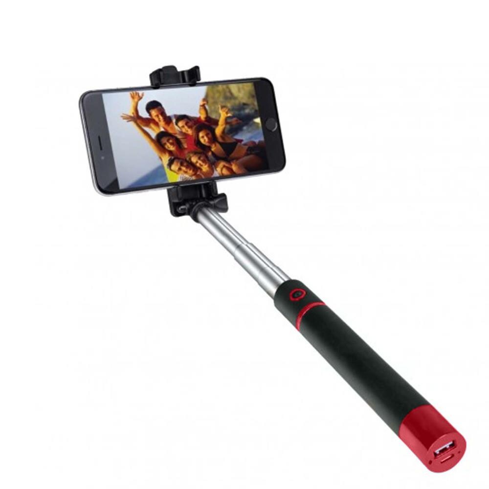 Buigen Associëren Joseph Banks Supersonic Supersonic Pocket-Pro Selfie Action Stick with Bluetooth and  Rechargeable Battery- Red at Lowes.com