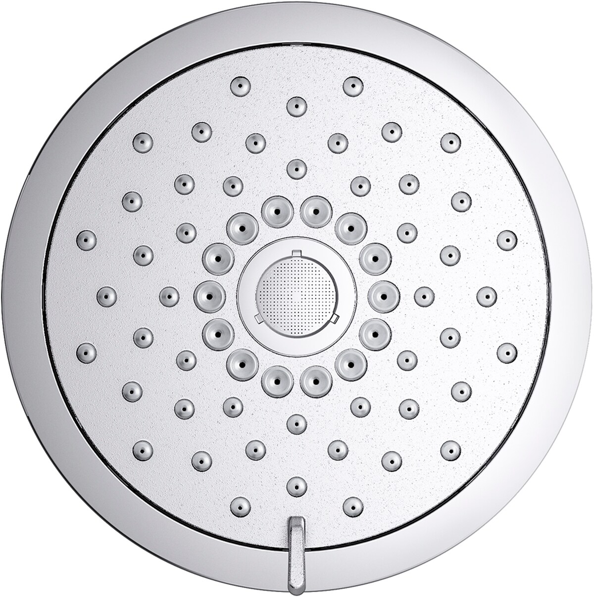KOHLER Forte Polished Chrome Round Fixed Shower Head 1.75-GPM (6.6