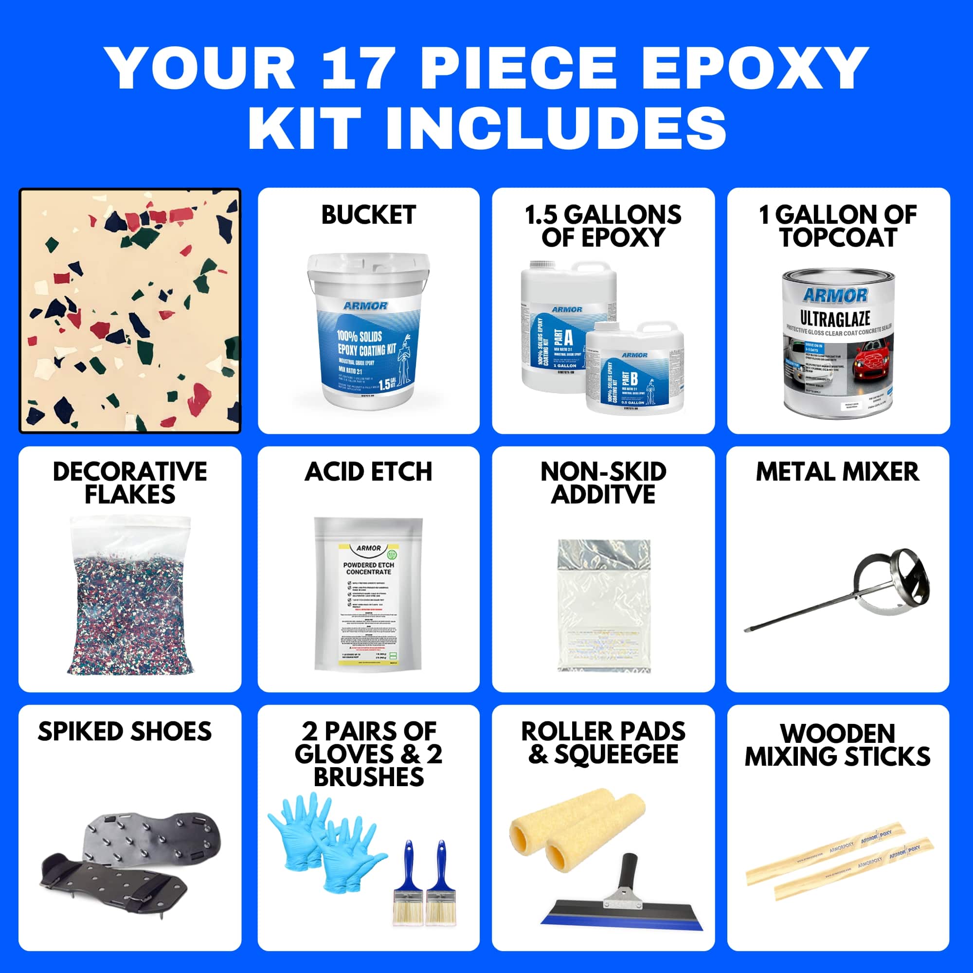 Armorpoxy TP-KIT-DESTAN-S Garage-Floor-Epoxy - View #2
