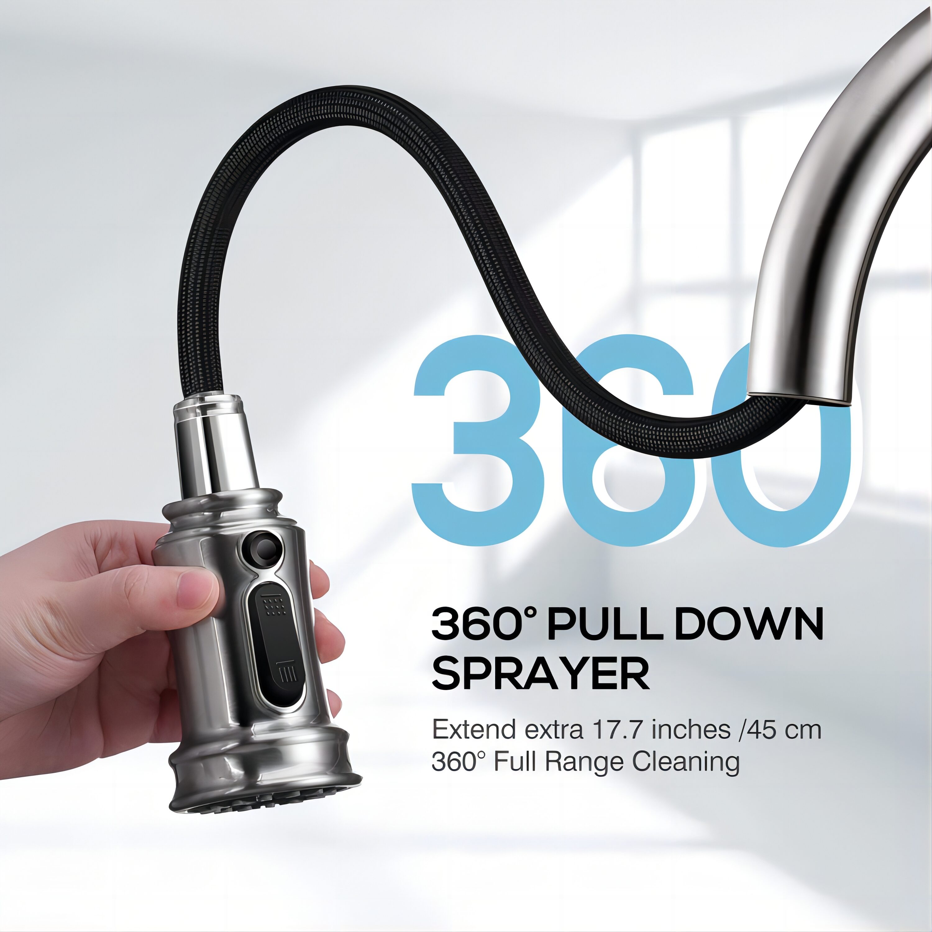 Kahomvis TC-QPW6-5019 Kitchen-Faucets - View #5