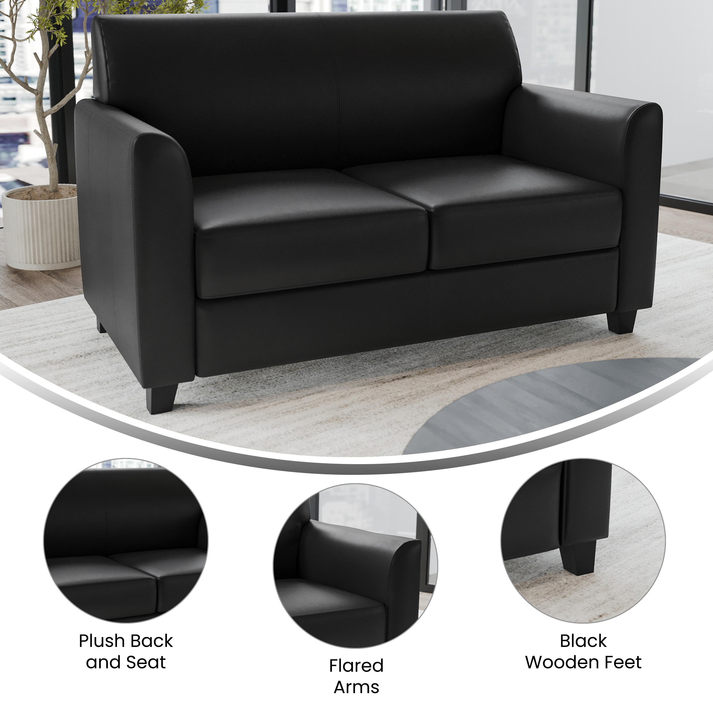 Flash Furniture 847254054409 Sofas-Loveseats - View #3