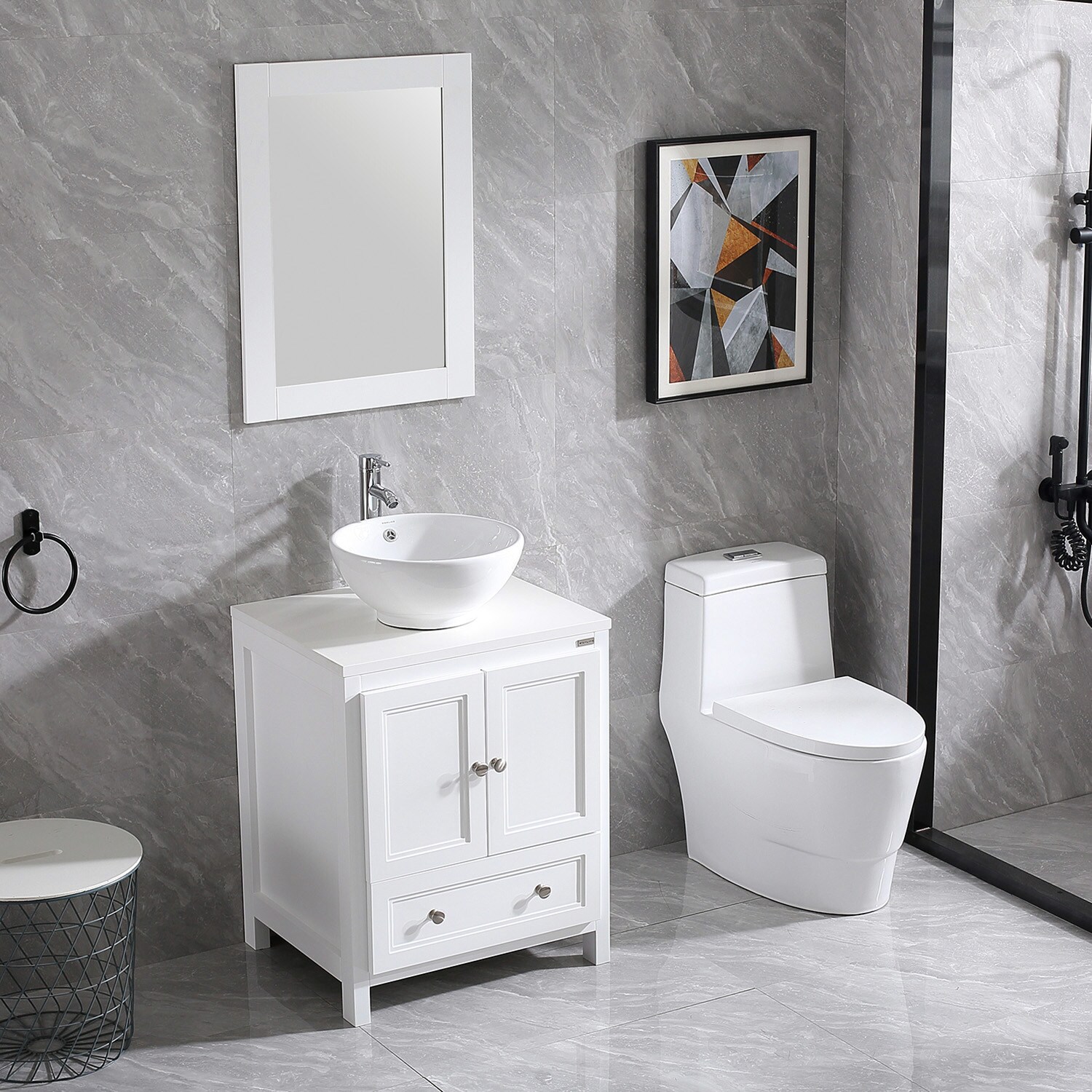 WONLINE USBR4487&USBR4359 Bath-Vanity-Combo - View #3