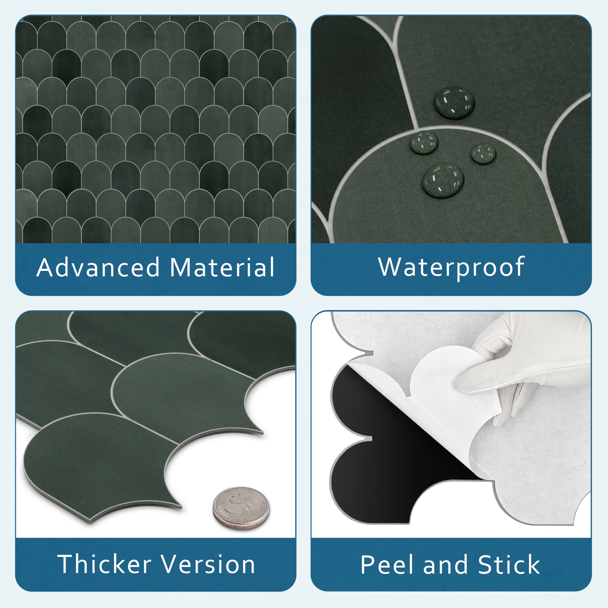SUNWINGS HEXM-BLU-45 Ceramic-Tile - View #8